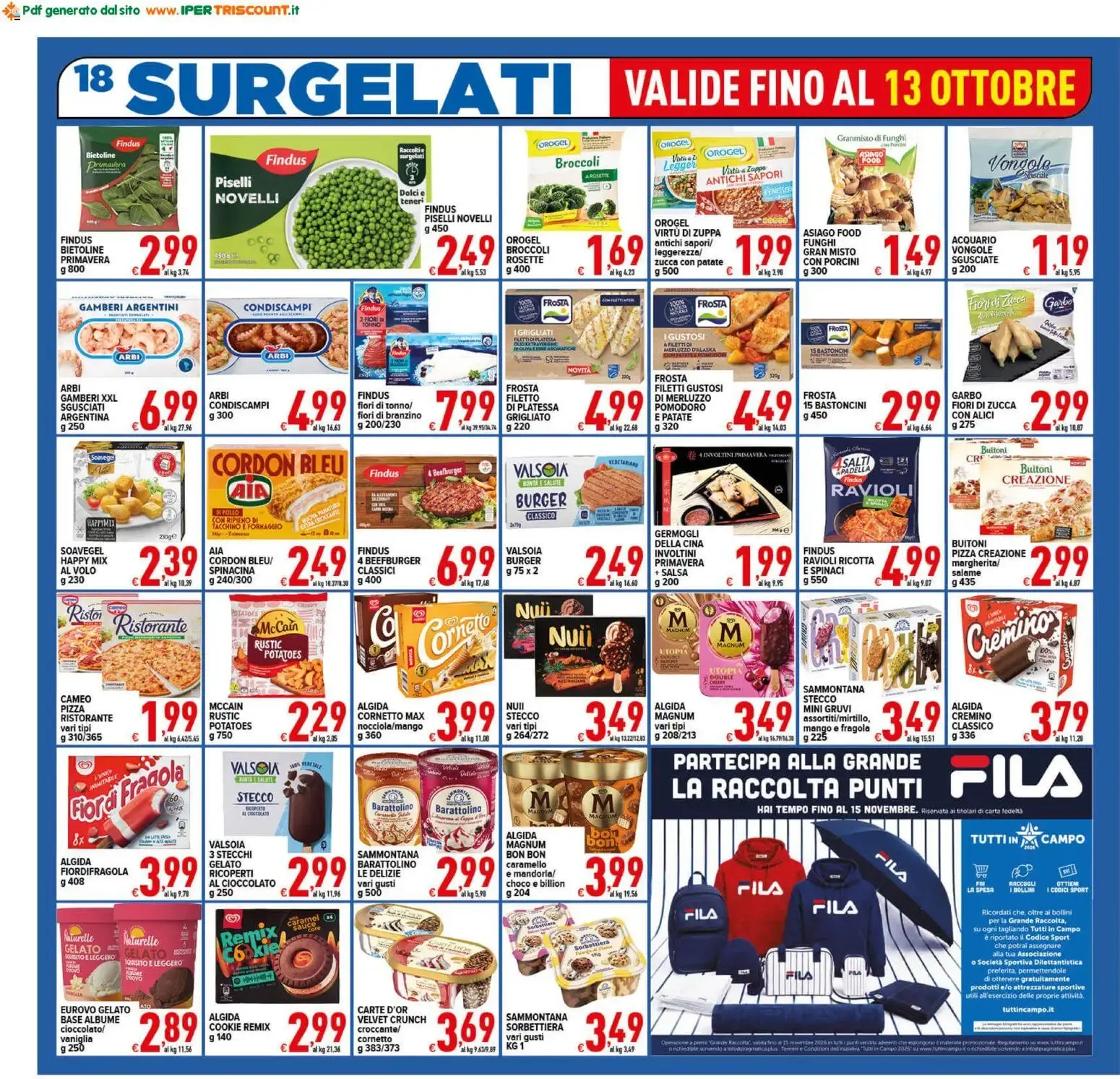 Iper Triscount Supermercati: ¡SOTTOCOSTO! da 2 ottobre a 13 ottobre di 2026 - Pagina del volantino 18