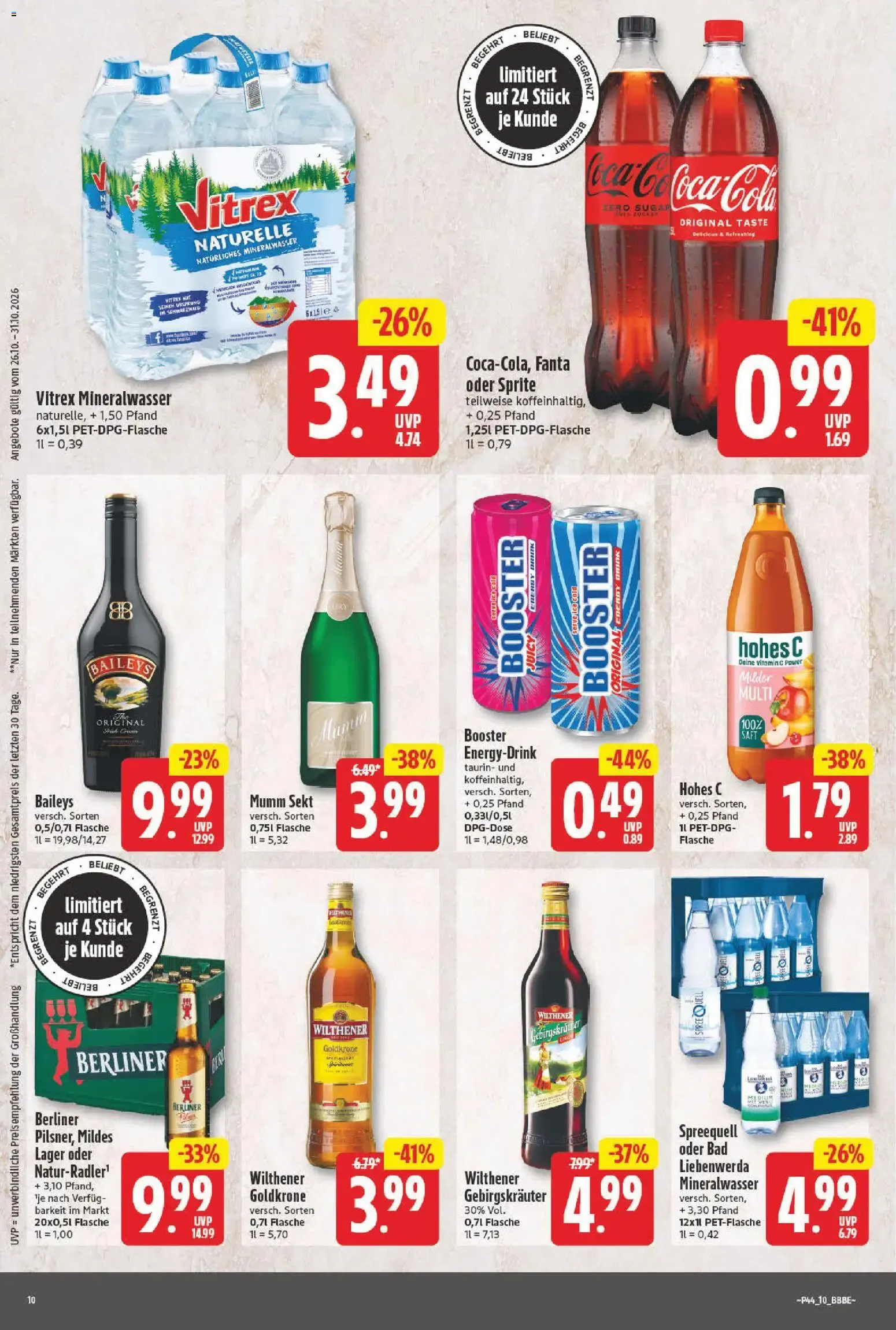 NP Discount Prospekt (ab 26.10.2026) zum Blättern von 26. Oktober bis 31. Oktober 2026 - Prospekt seite 10