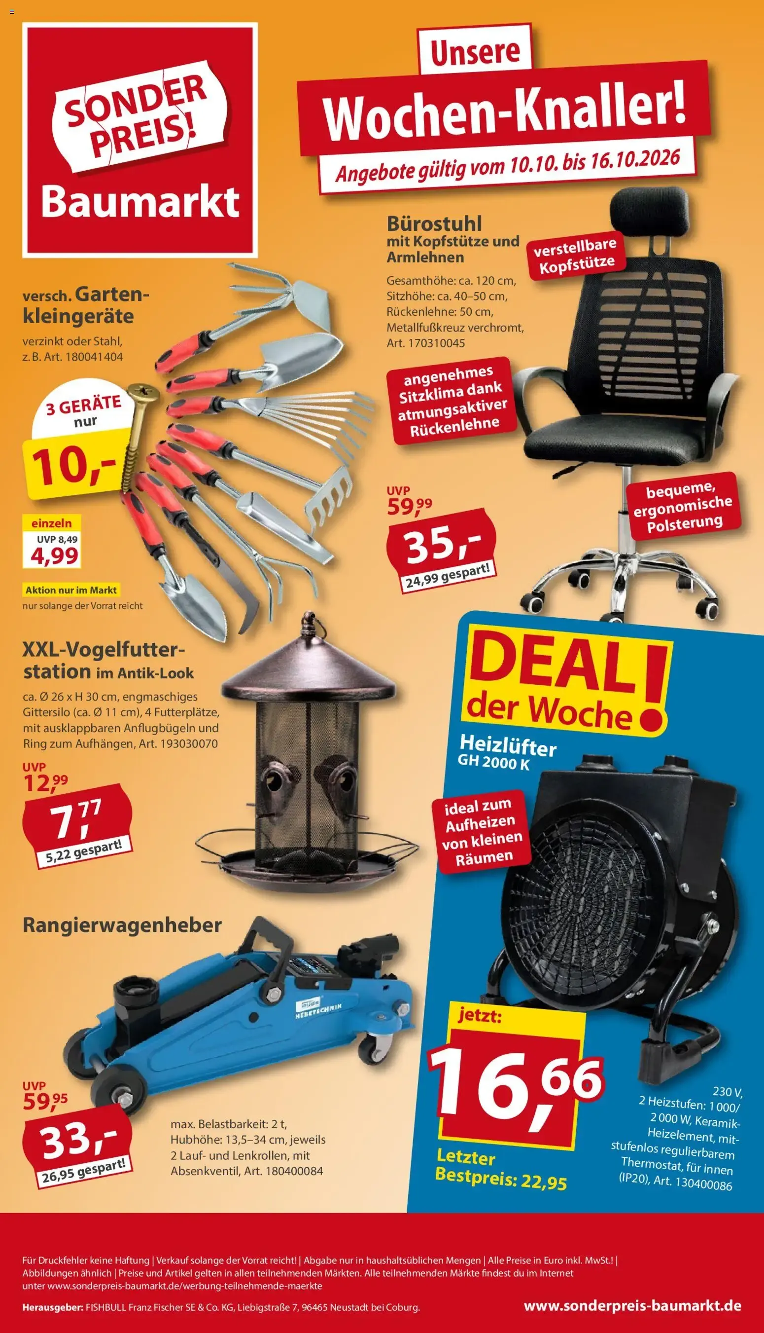 Sonderpreis Baumarkt Prospekt (ab 10.10.2026) zum Blättern