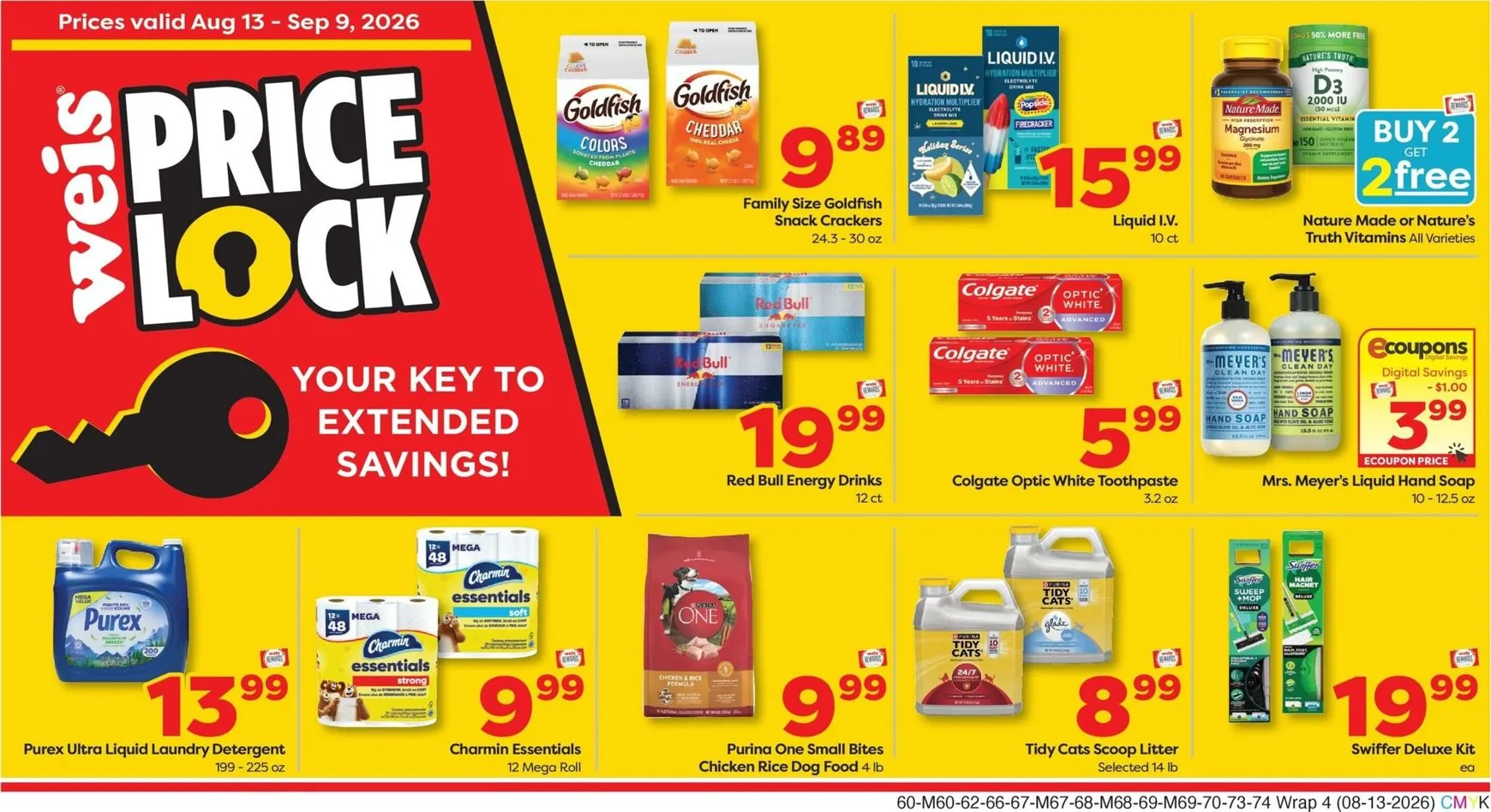 Weekly ad Weis Price Lock: Extended Savings on 1,000's of items from August 13 to September 9 2026 - Page 3