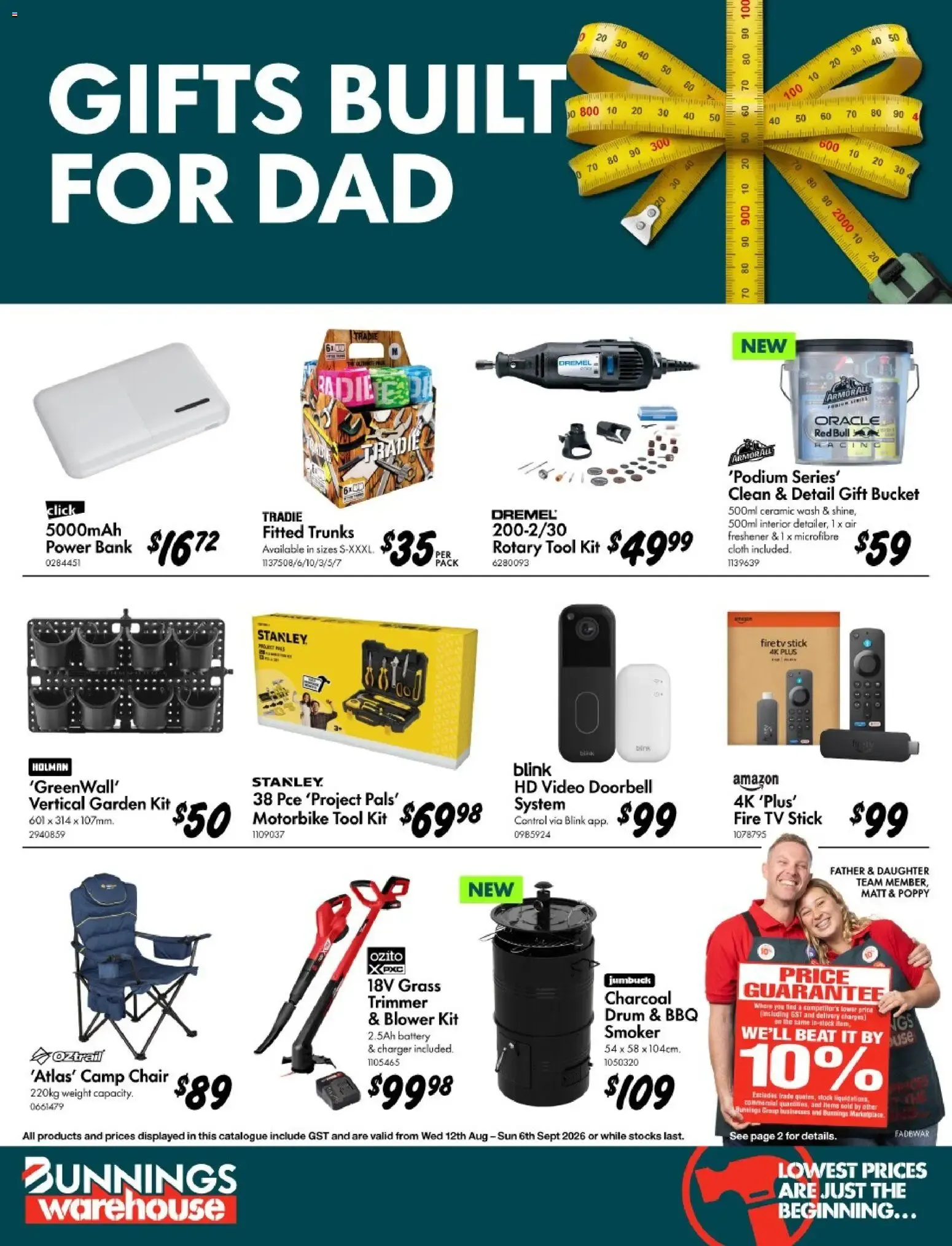 Gifts Built for Dad - Catalogue valid from 12 August to 6 September 2026 - page 1