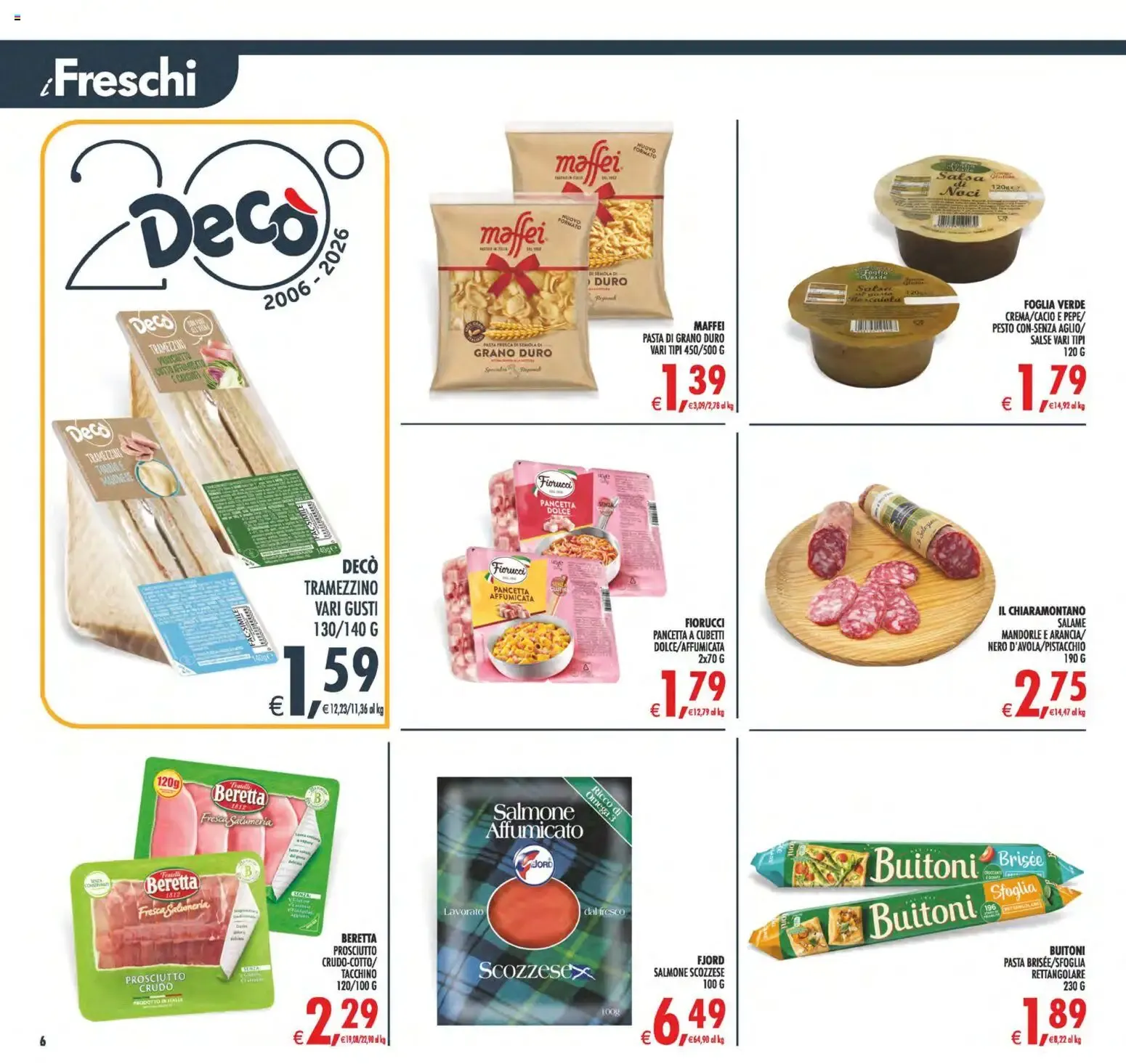 Nuovo Decò volantino Maxistore, Supermercati Lipari dal 31/07/2026 > offerte anteprima 🛍️ da 31 luglio a 10 agosto di 2026 - Pagina del volantino 6