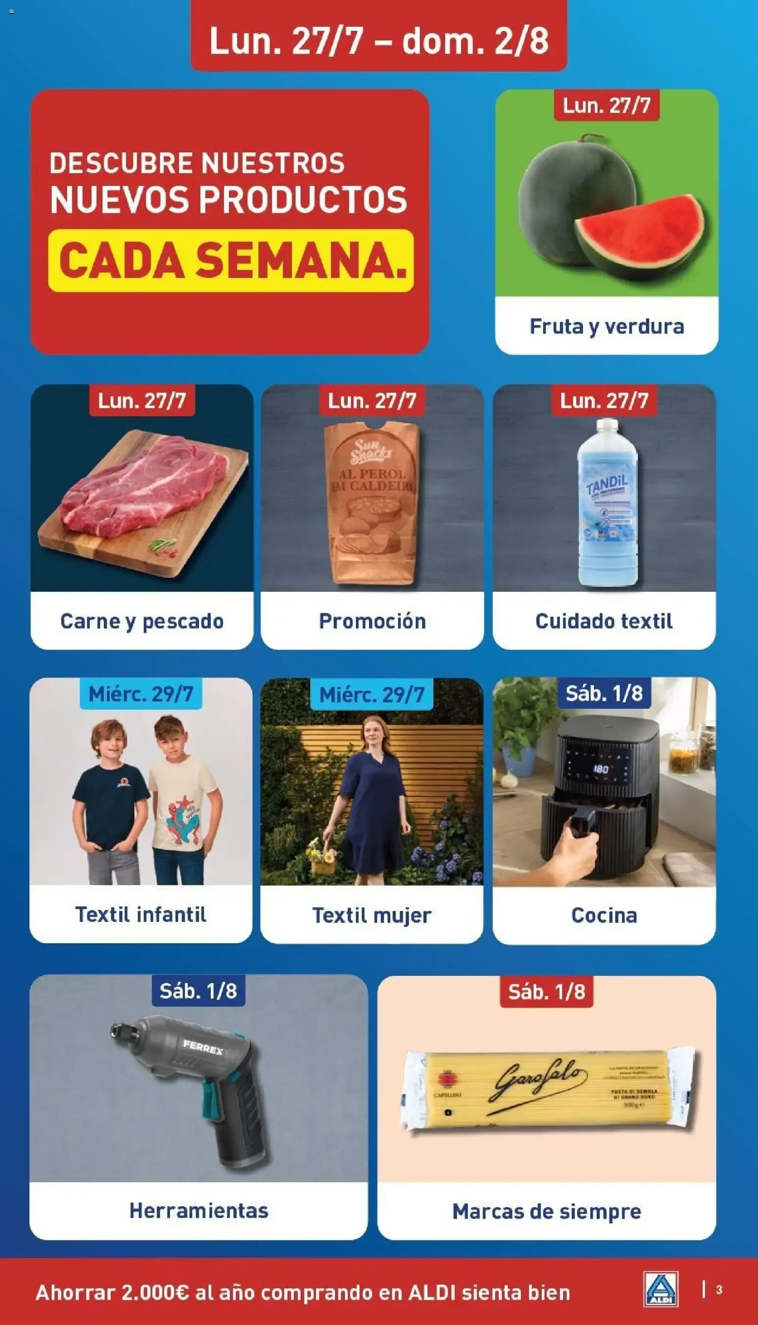 Catálogo de Aldi: Frescura a precios para tirarse a la piscina 27 de julio al 2 de agosto 2026 - Página 3