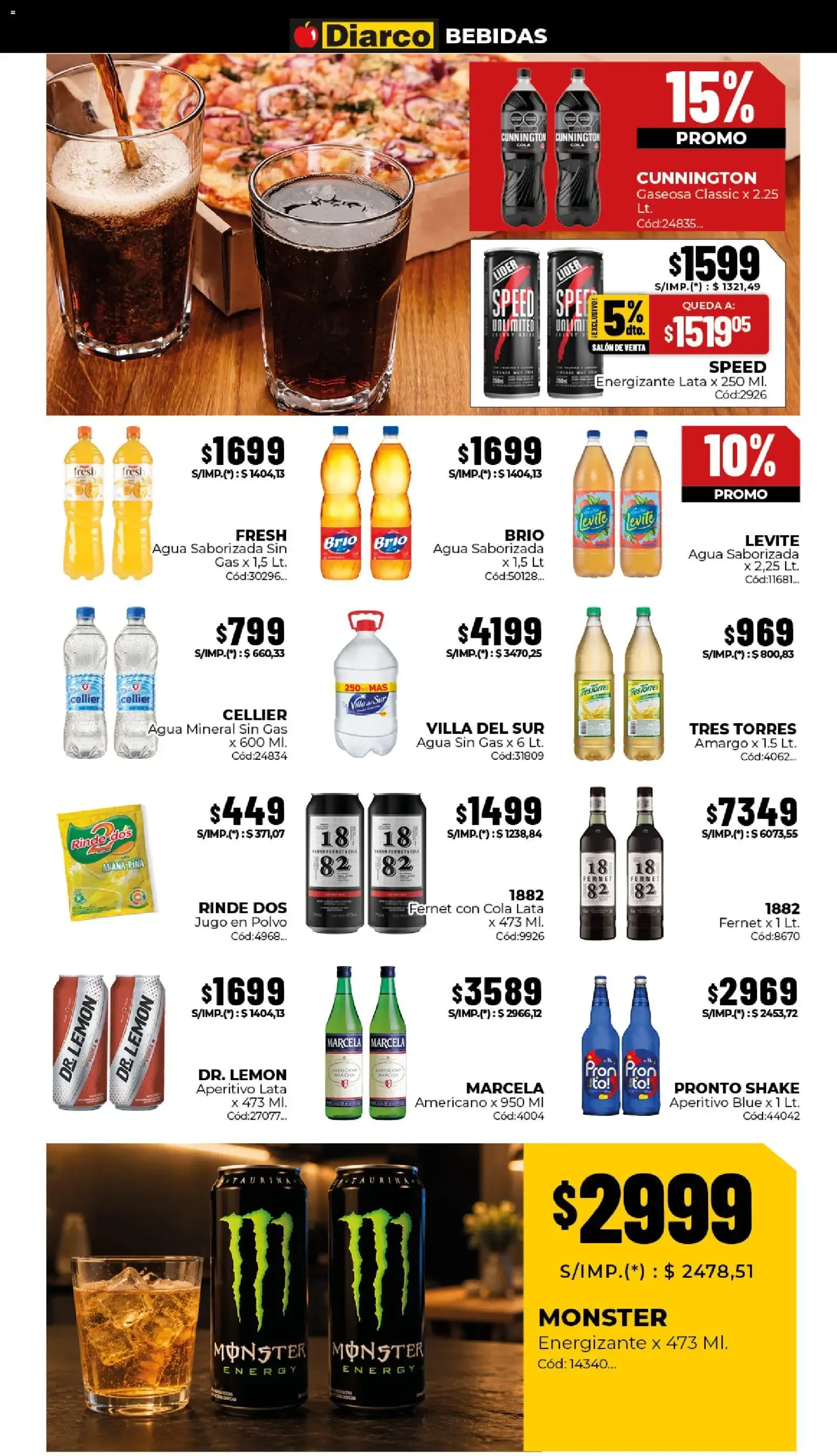 Ofertas de Diarco: ¡TODOS PUEDEN COMPRAR POR UNIDAD O CANTIDAD! 29 de junio al 3 de julio 2026 - Página 7 del catálogo