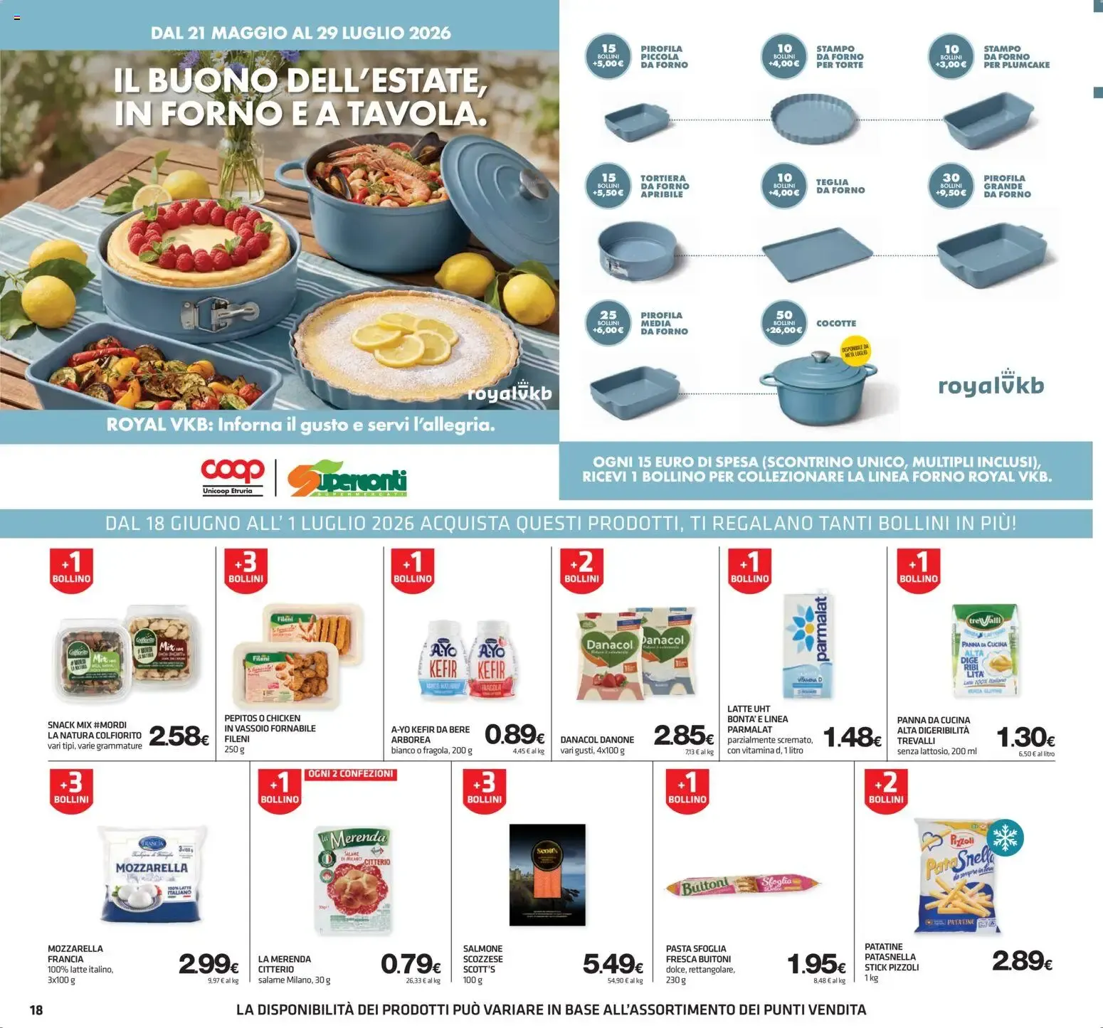 Superconti Supermercati - Grandes Descuentos da 18 giugno a 1 luglio di 2026 - Pagina del volantino 18