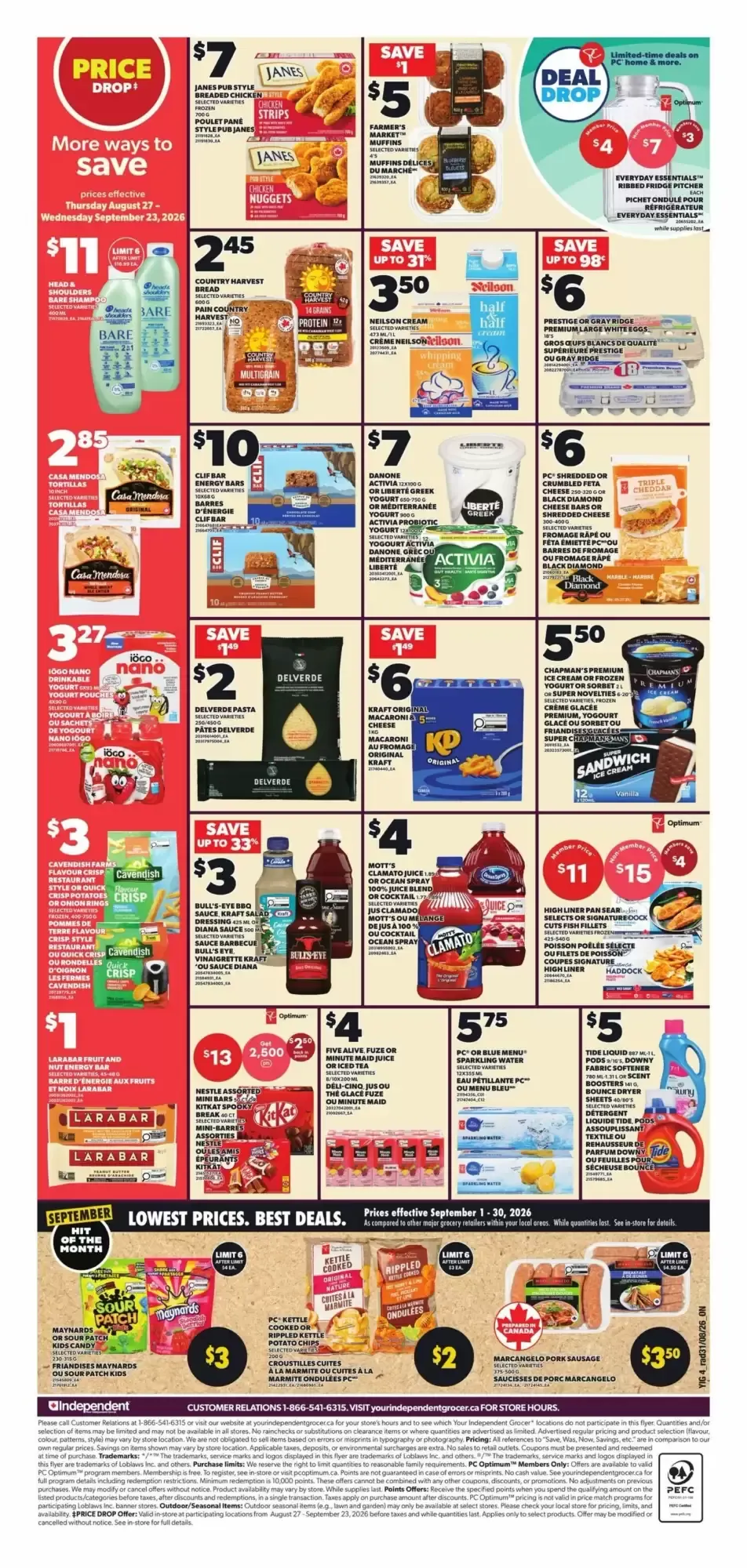Independent Grocer - Labour Day Long Weekend Flyer from September 3 to September 9 2026 - flyer page 2