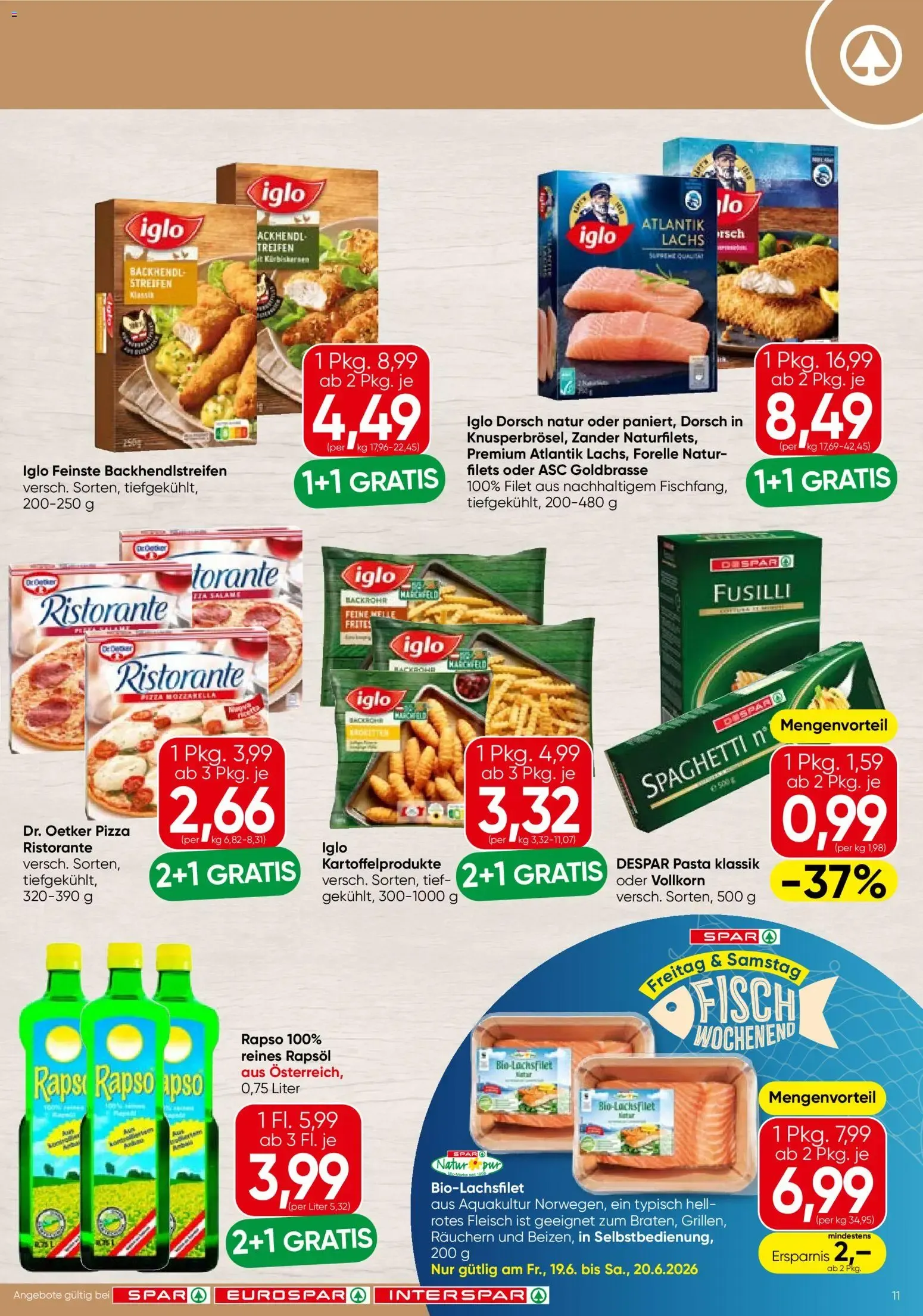 Spar Flugblatt - Ofertas Semanales von 18. Juni bis 30. Juni 2026 - Flugblätt seite 11