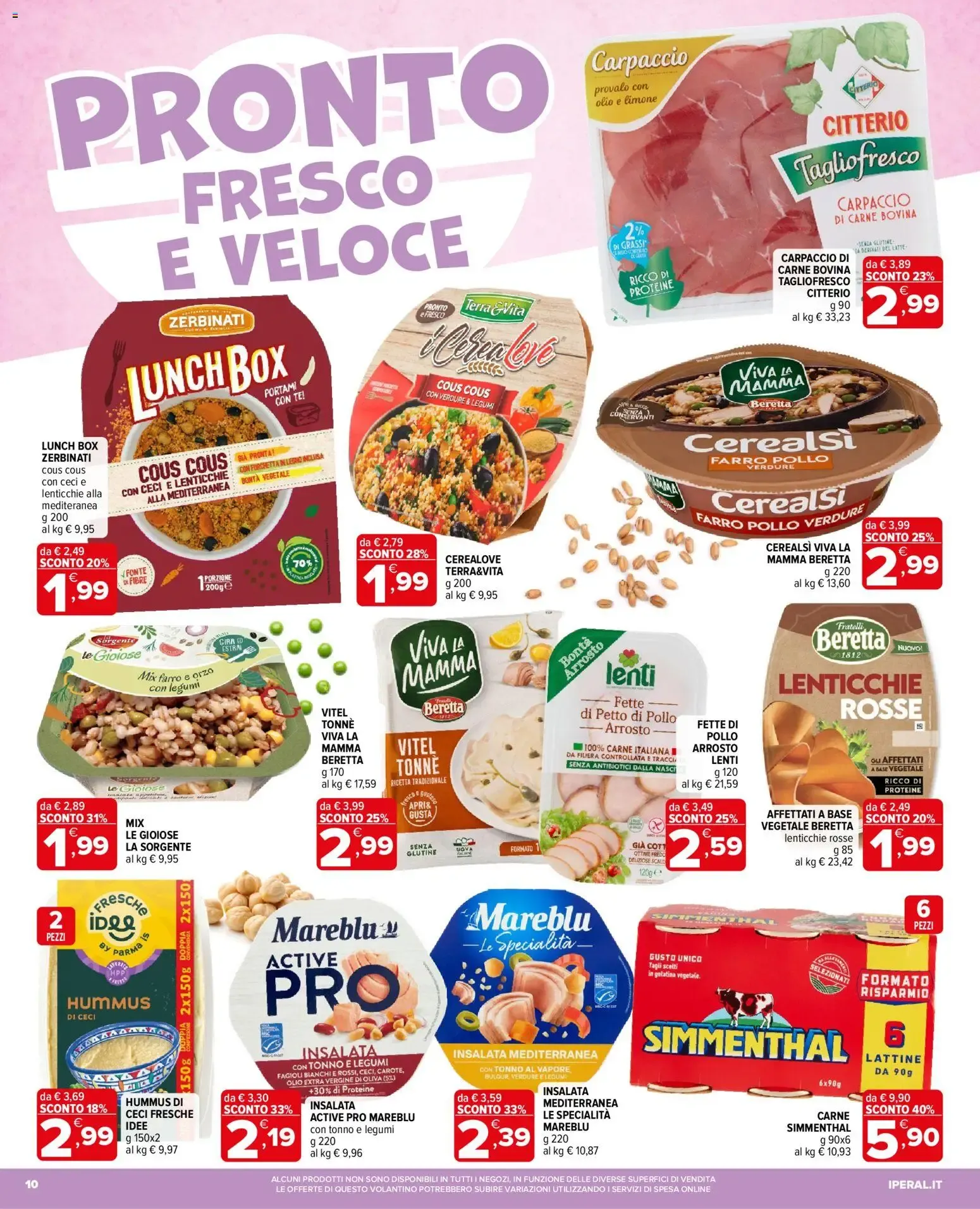 Iperal Supermercati: Un Mare di Sconti da 29 luglio a 18 agosto di 2026 - Pagina del volantino 10