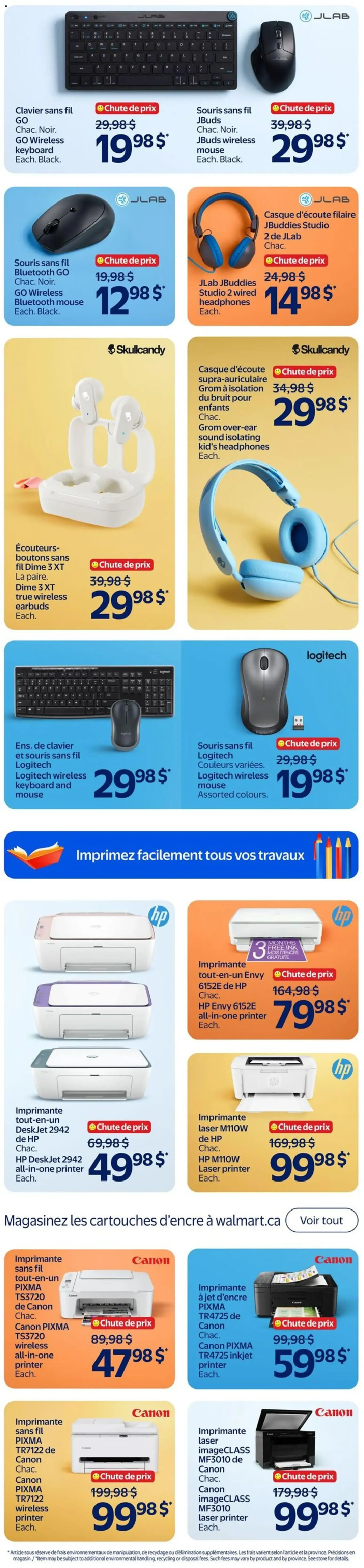 Walmart: Économisez plus. Vivez mieux. y La rentrée des classes. from August 27 to September 2 2026 - flyer page 20