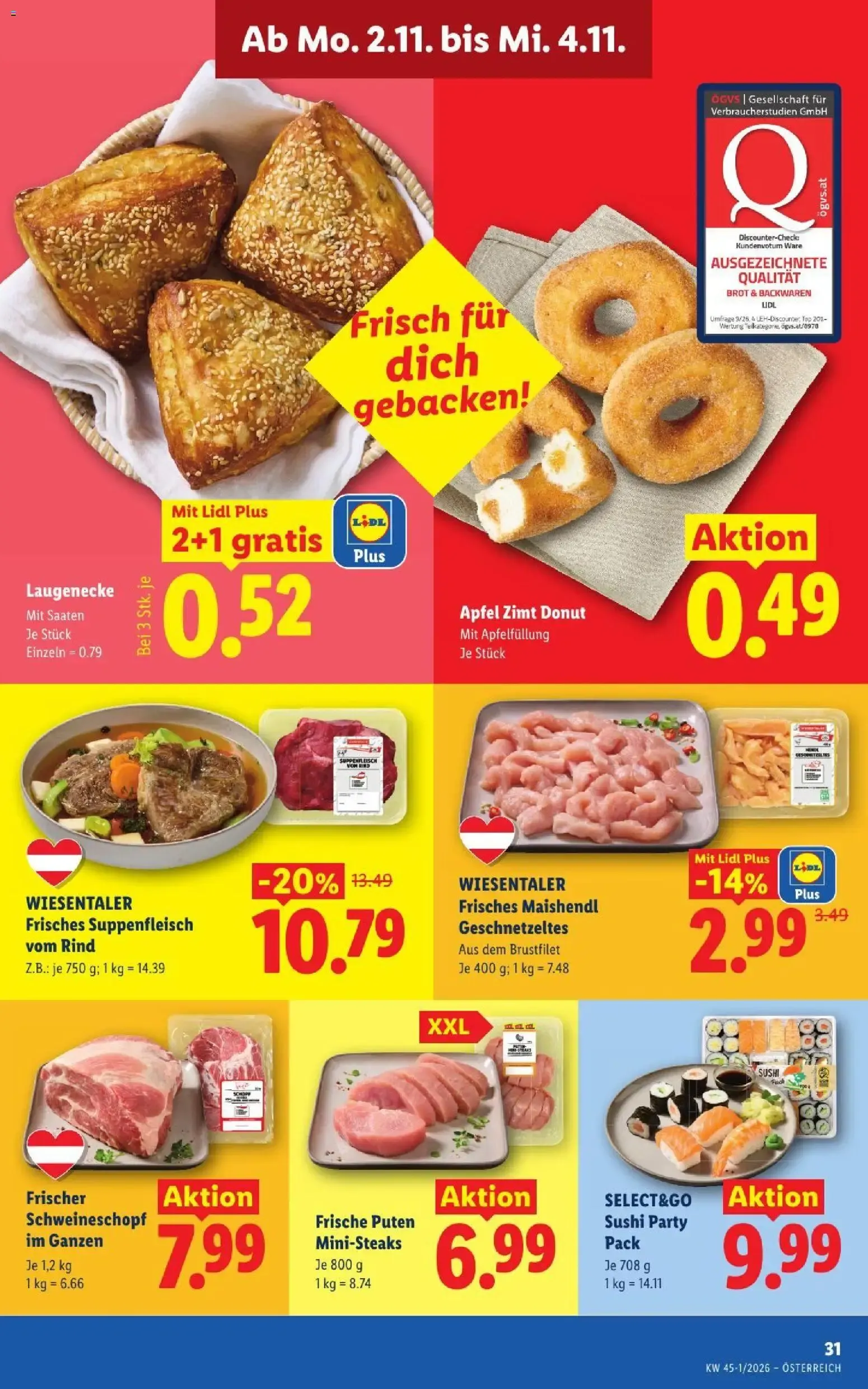 Lidl Flugblatt ab 29.10.2026 - Angebote ab donnerstag von 29. Oktober bis 31. Oktober 2026 - Flugblätt seite 40