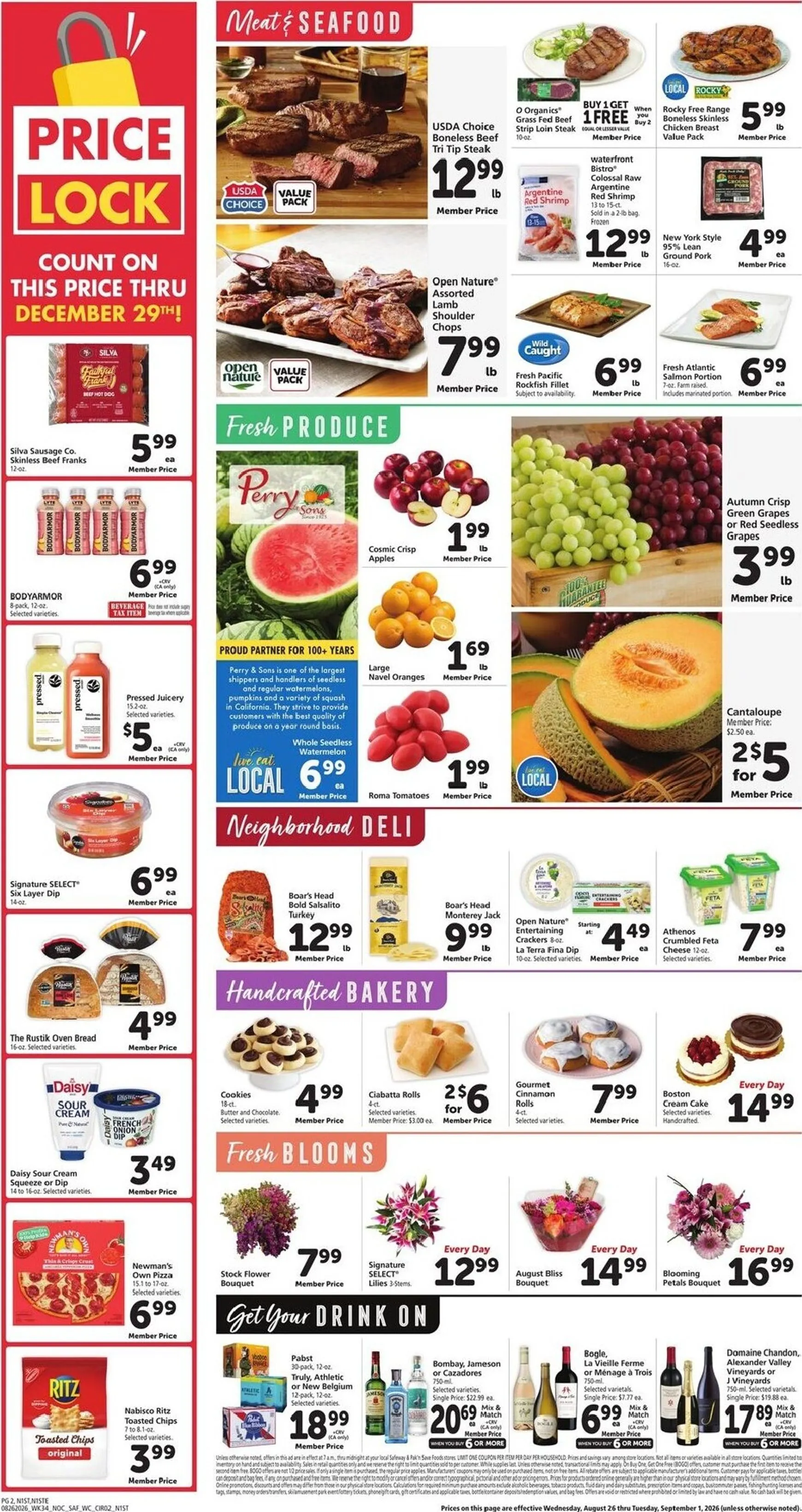 Weekly ad Current Safeway leaflet valid from Wednesday 08/26/2026 to Tuesday 09/01/2026 from August 26 to September 1 2026 - Page 4