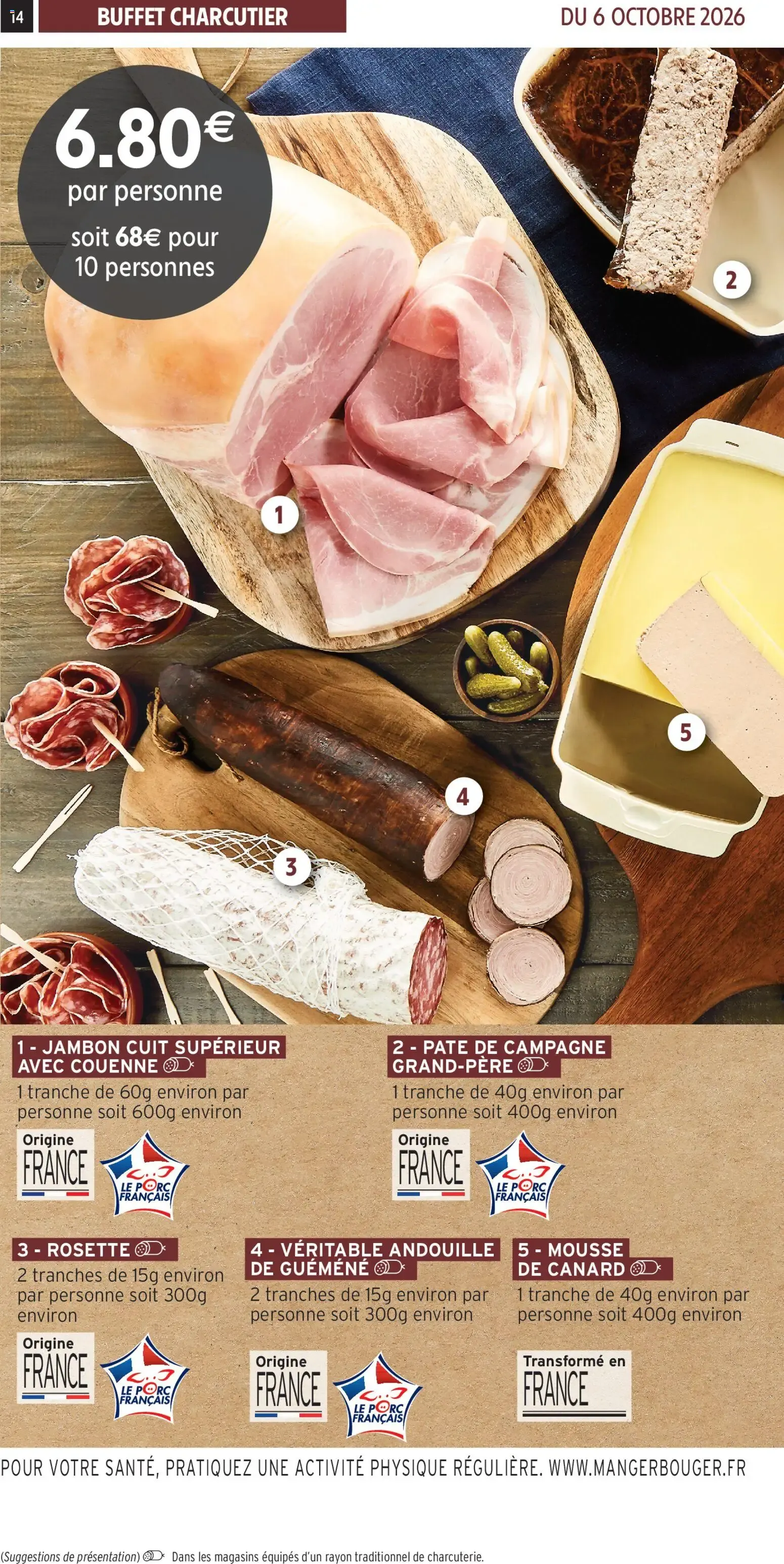 Intermarché - Les menus traiteur automne/hiver à partir du 06/10/2026 - promo en ligne du 6 octobre au 28 mars 2027 - Catalogue page 13