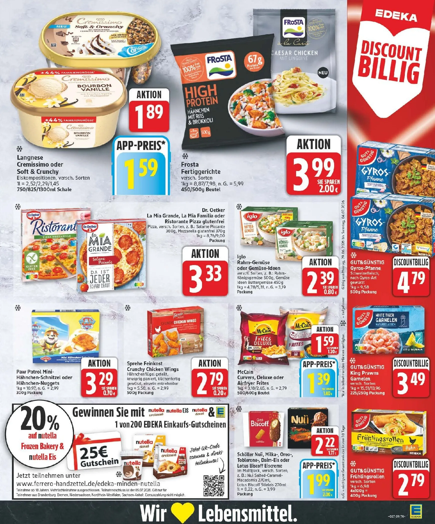 Edeka Prospekt nächste Woche – von Montag 29.06.2026 bis Samstag 04.07.2026 von 29. Juni bis 4. Juli 2026 - Prospekt seite 9