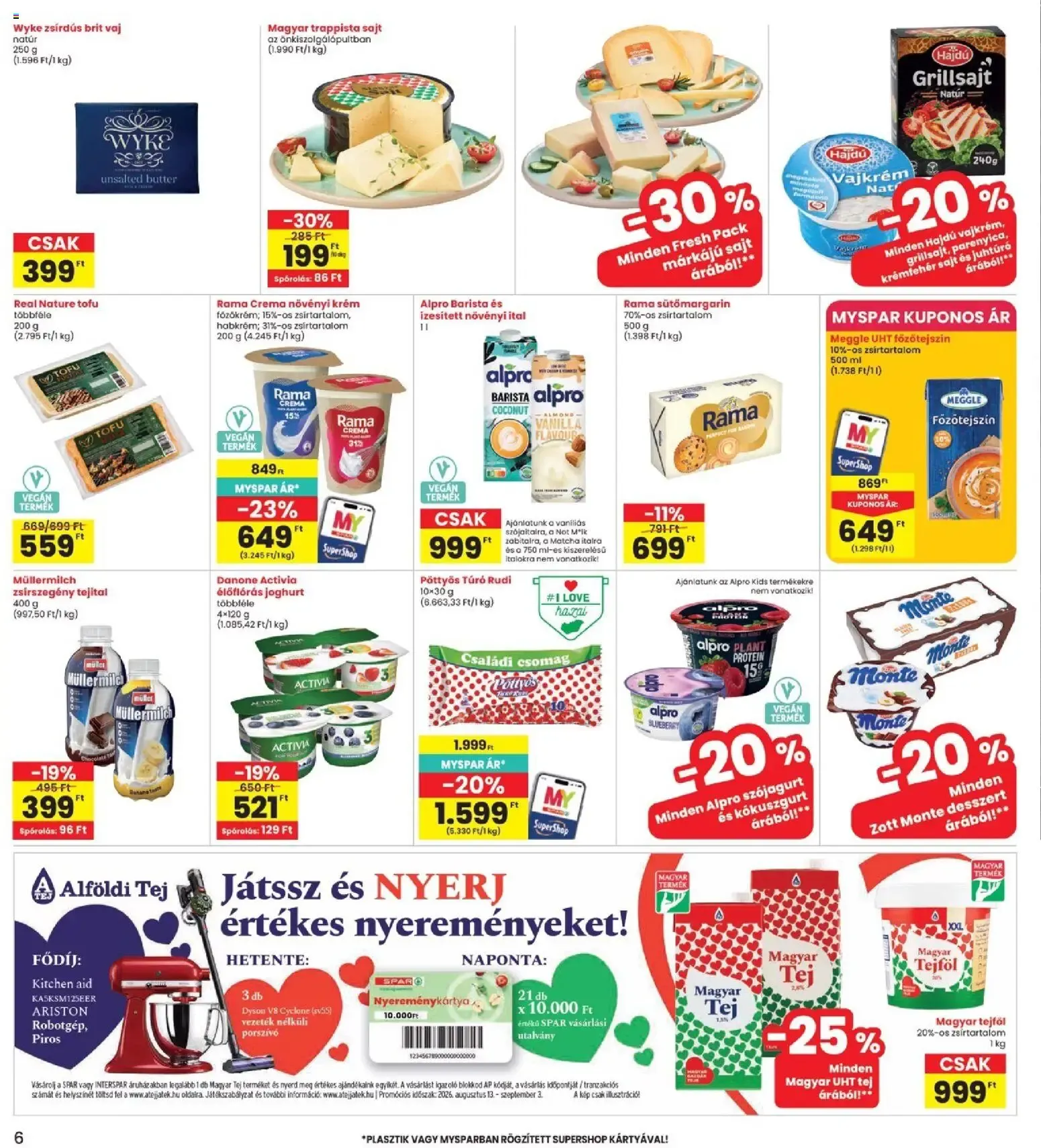 Katalógus Interspar akciós újság - 2026.08.13. -tól/töl > akció, lapozható szórólap 🛍️ augusztus 13.-tól augusztus 19.-ig 2026. - Oldal 6