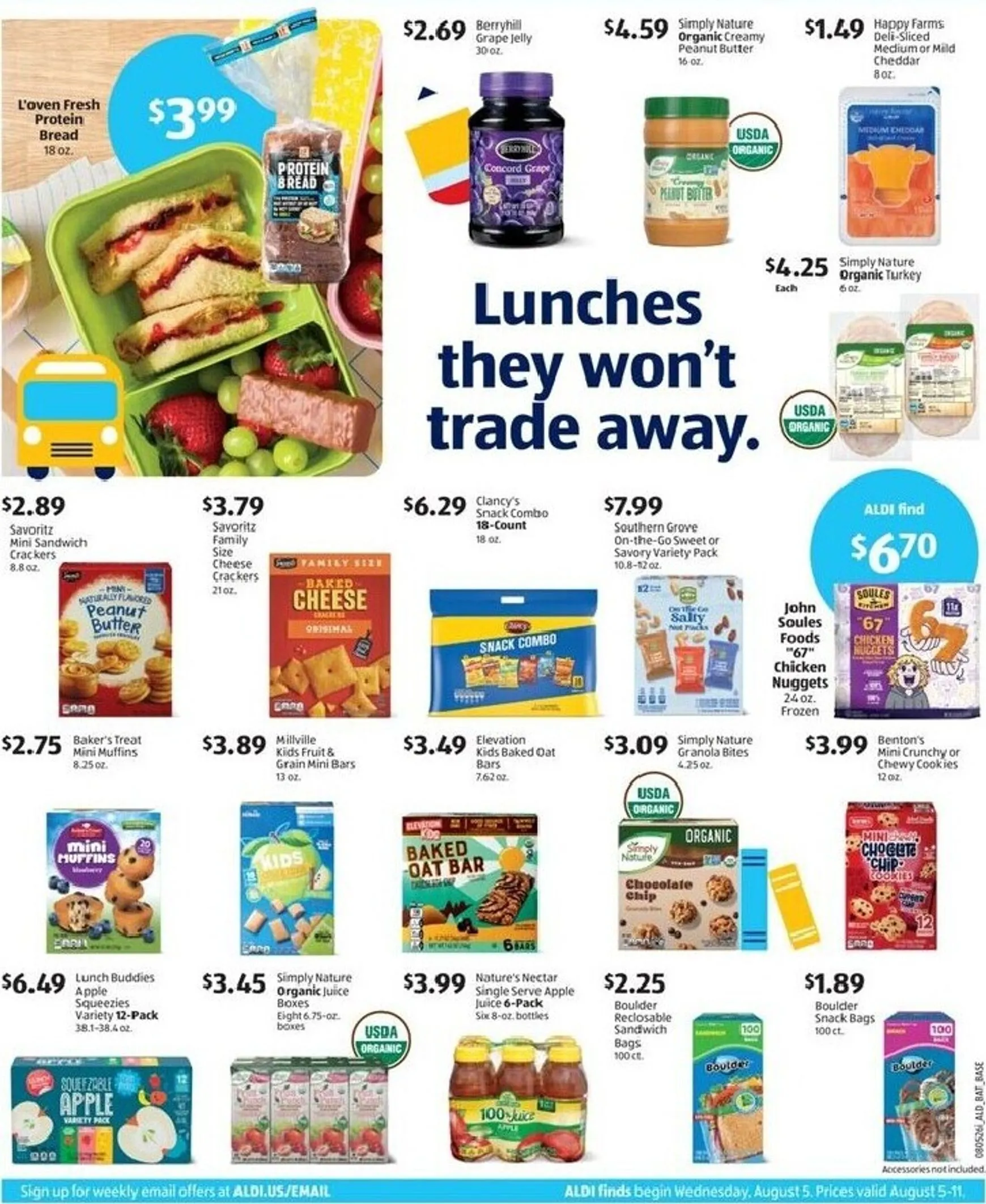 Weekly ad Current ALDI leaflet valid from Wednesday 08/05/2026 to Tuesday 08/11/2026 from August 5 to August 11 2026 - Page 2