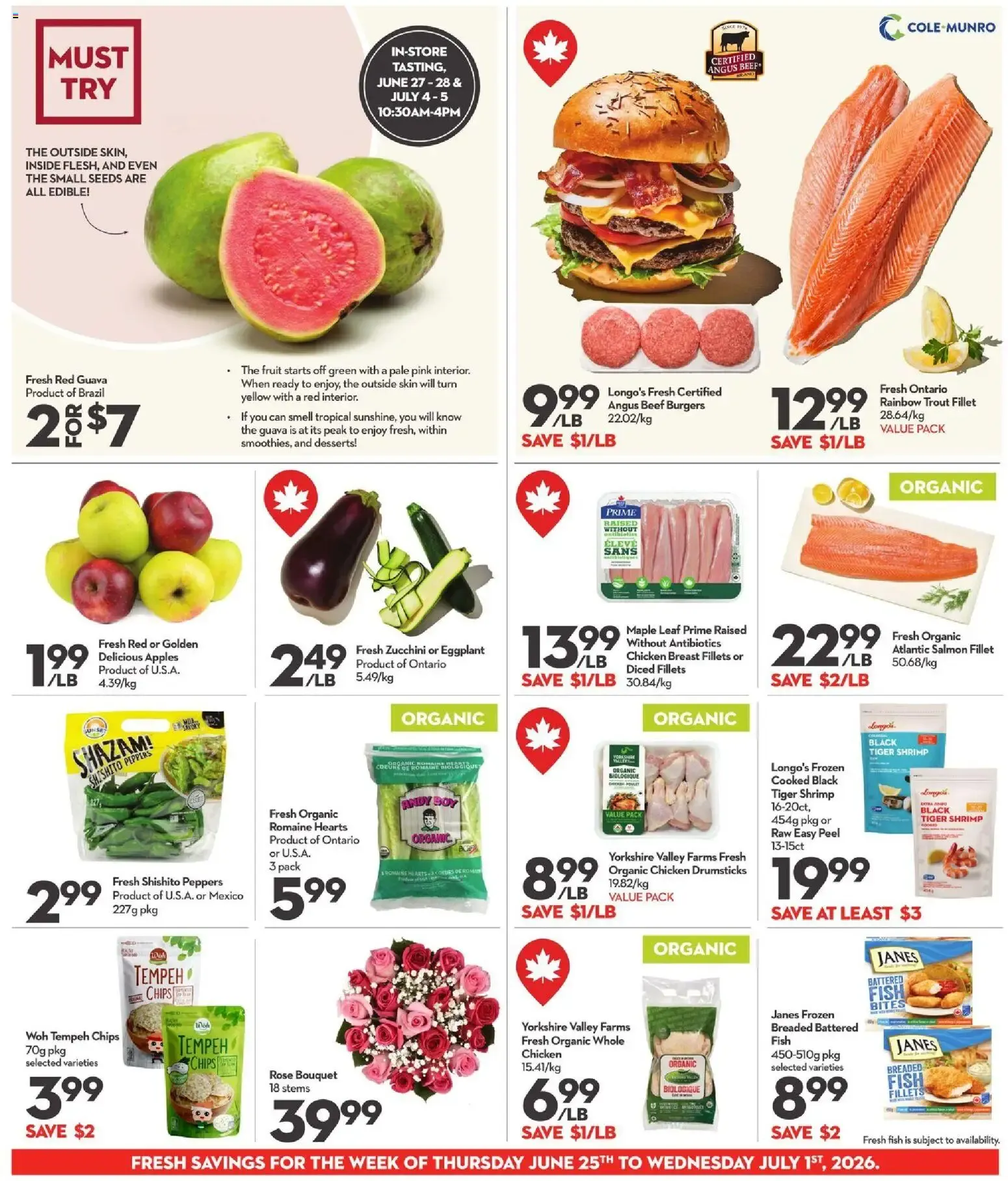 Longo's weekly flyer / circulaire from Jun 25, 2026 > weekly specials & deals from June 25 to July 1 2026 - flyer page 3