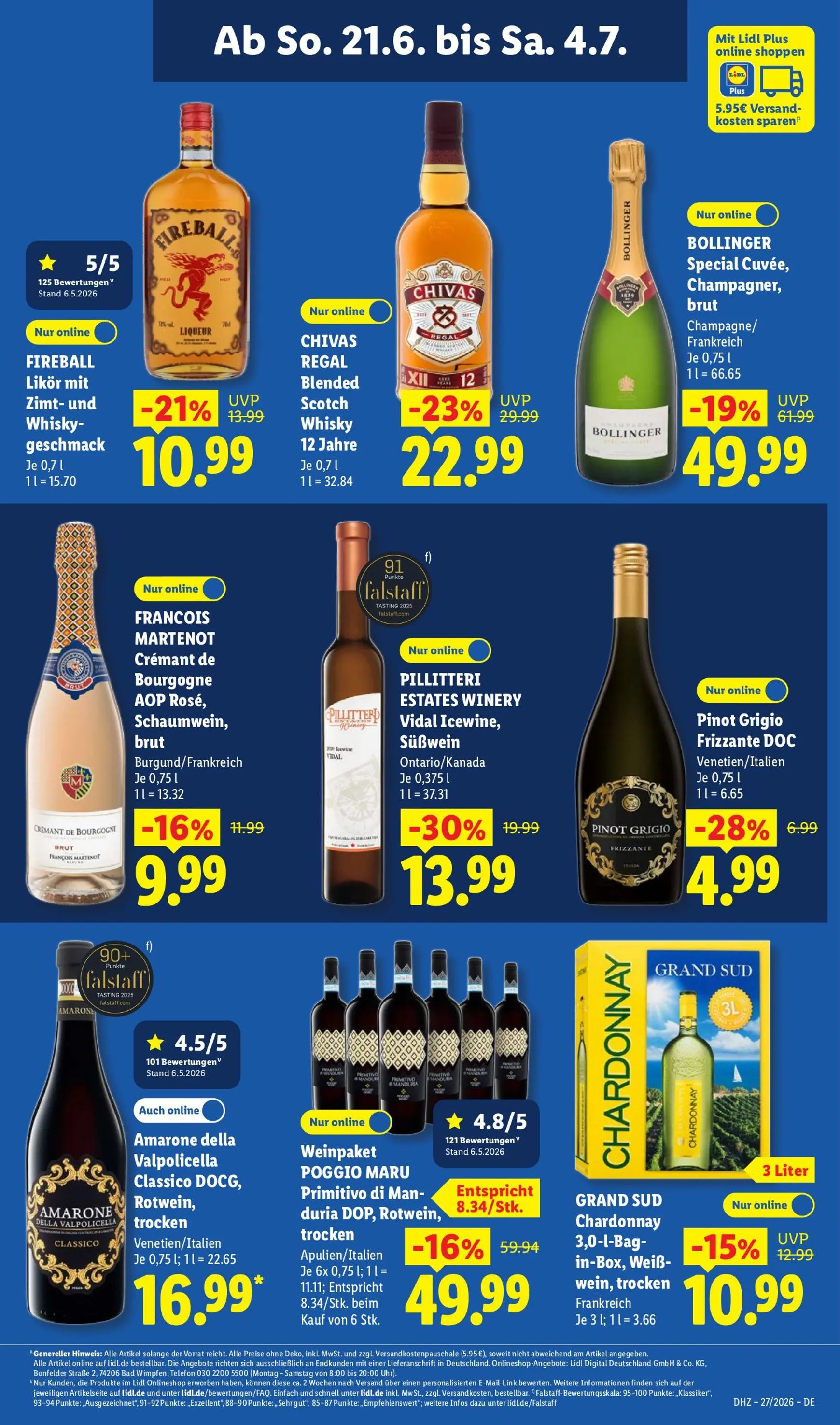 Lidl Prospekt – von Montag 29.06.2026 bis Samstag 04.07.2026 von 29. Juni bis 4. Juli 2026 - Prospekt seite 34