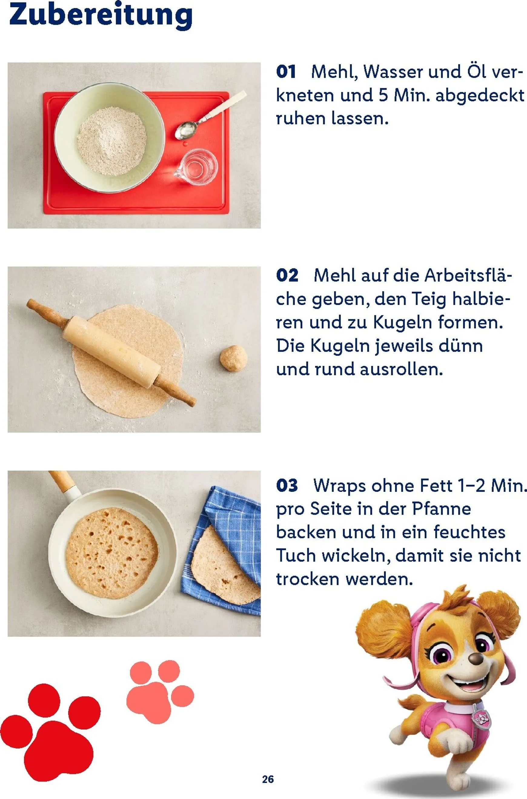 Lidl - Paw Patrol Rezeptheft Prospekt – von Montag 20.07.2026 bis Sonntag 23.08.2026 von 20. Juli bis 23. August 2026 - Prospekt seite 26