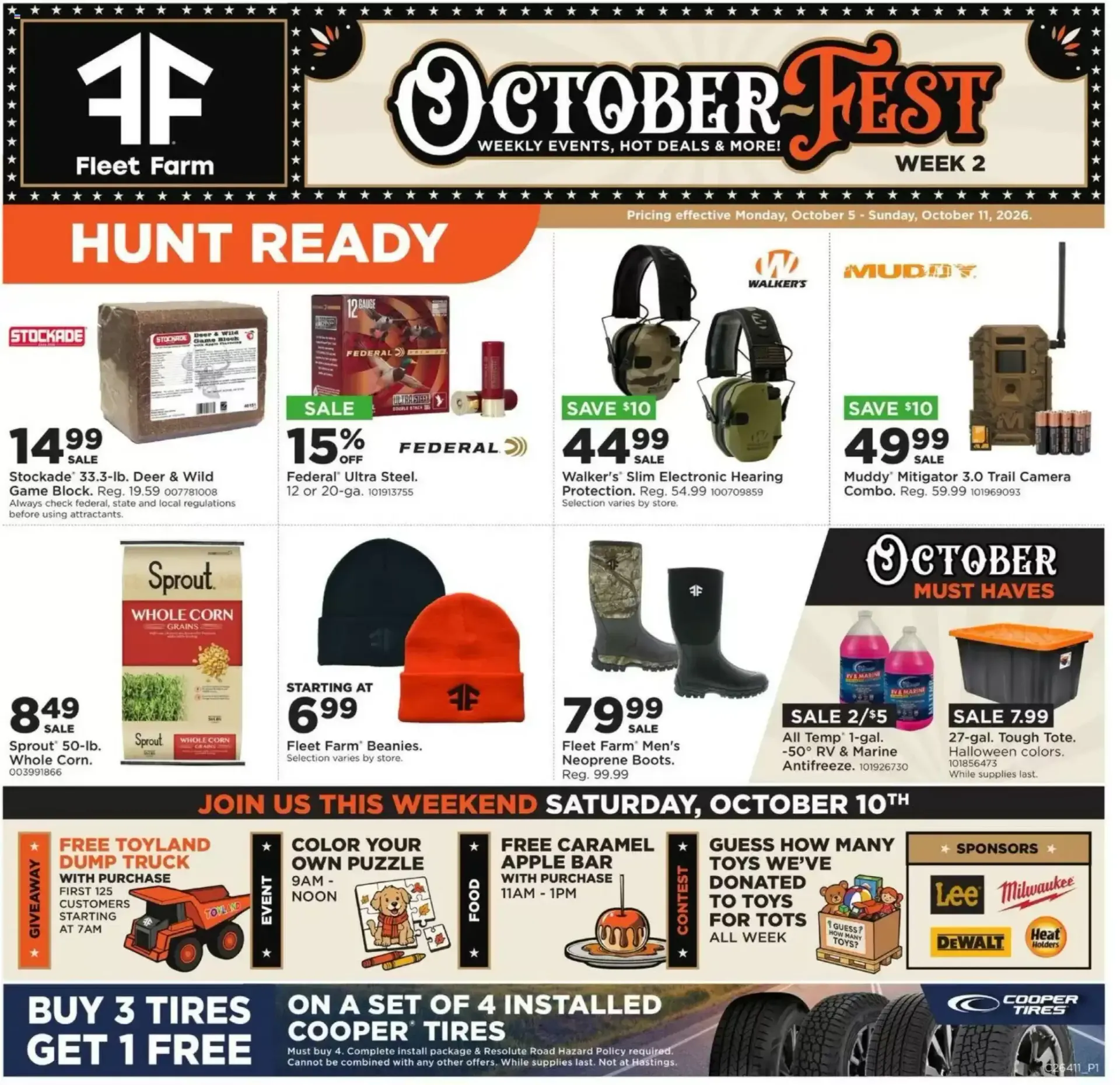 Fleet Farm October Fest - Weekly Events, Hot Deals & More! Week 2