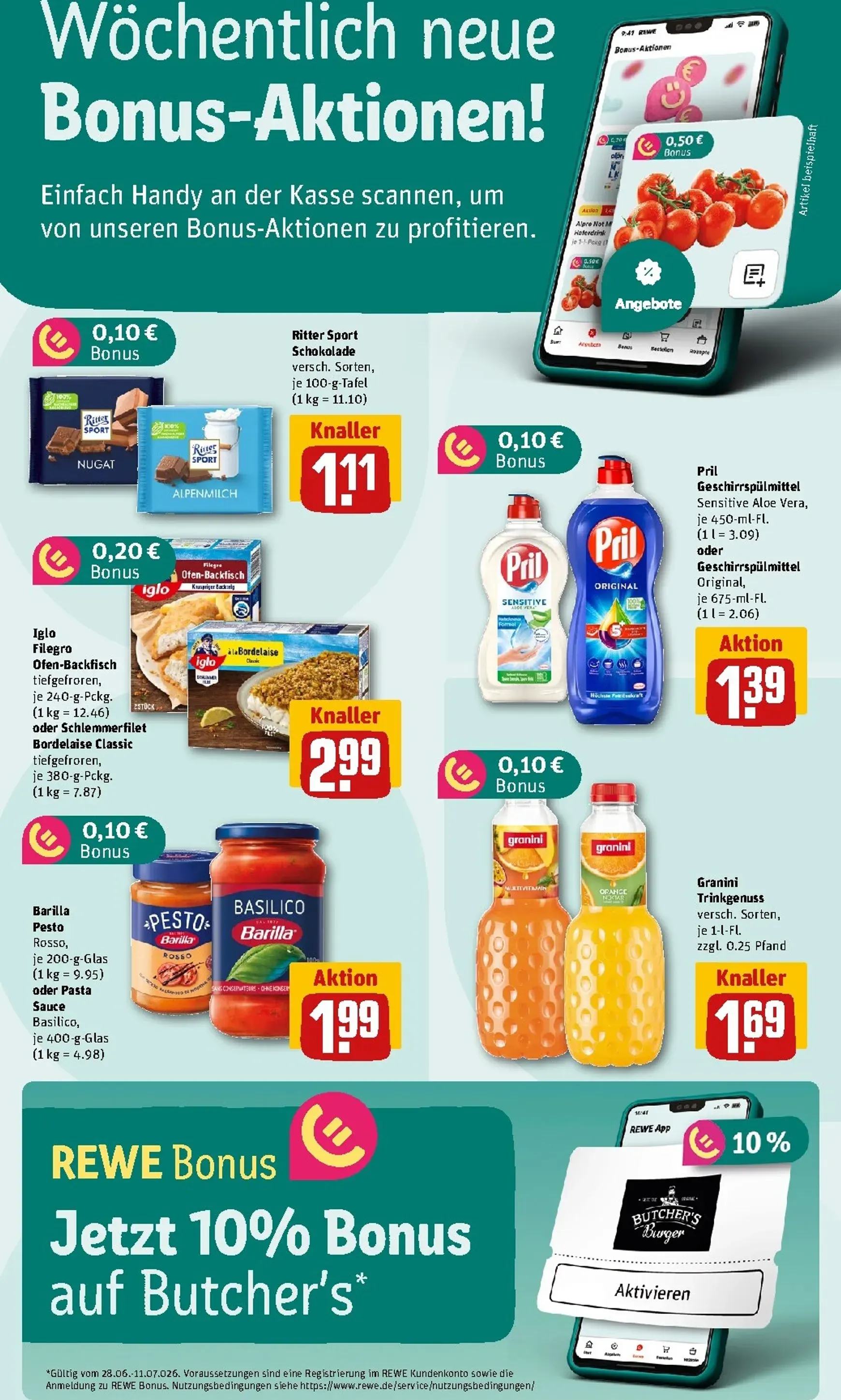 Rewe Prospekt – von Montag 29.06.2026 bis Sonntag 05.07.2026 von 29. Juni bis 5. Juli 2026 - Prospekt seite 2