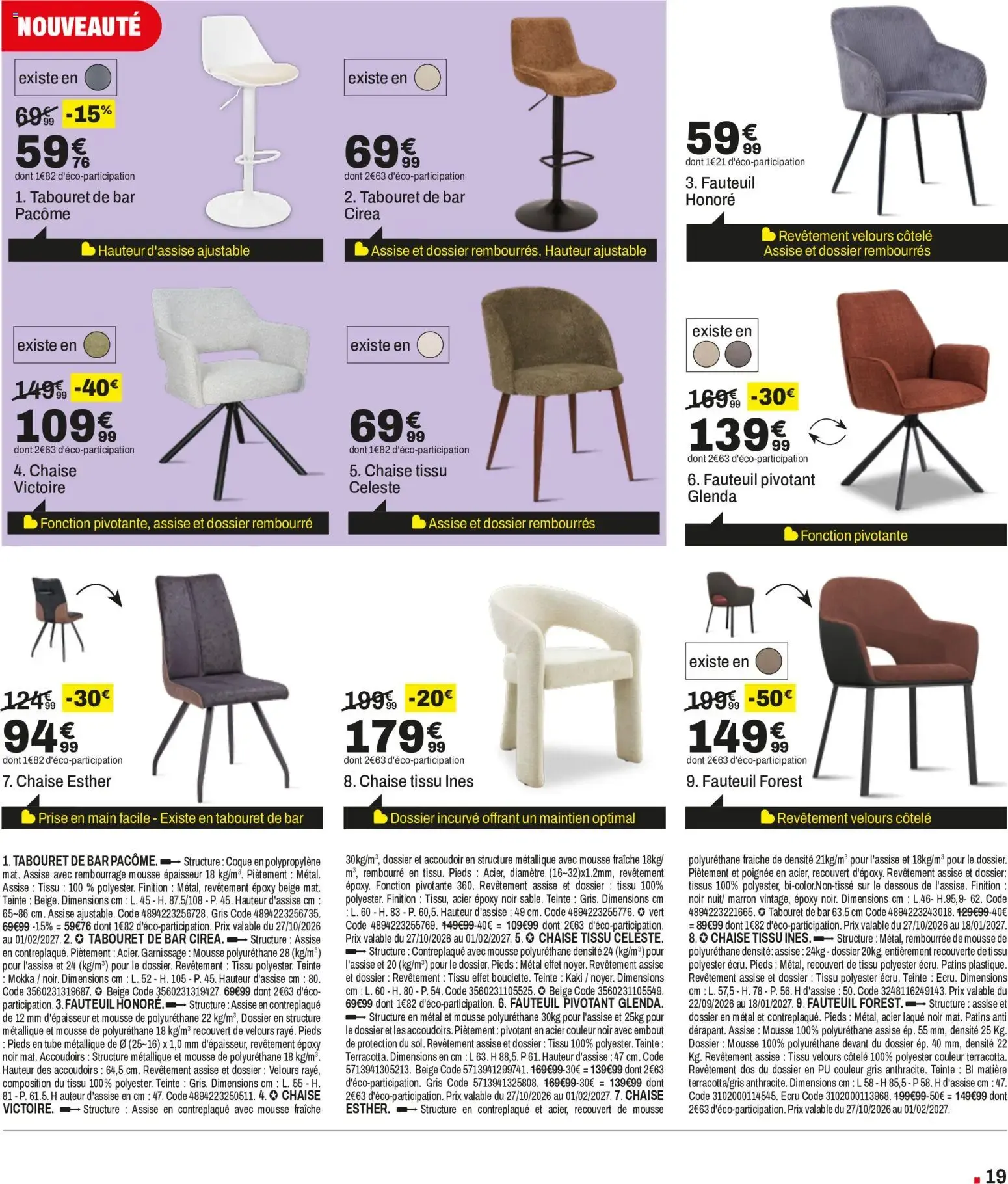 BUT Black November du 27 octobre au 4 janvier 2027 - Catalogue page 19