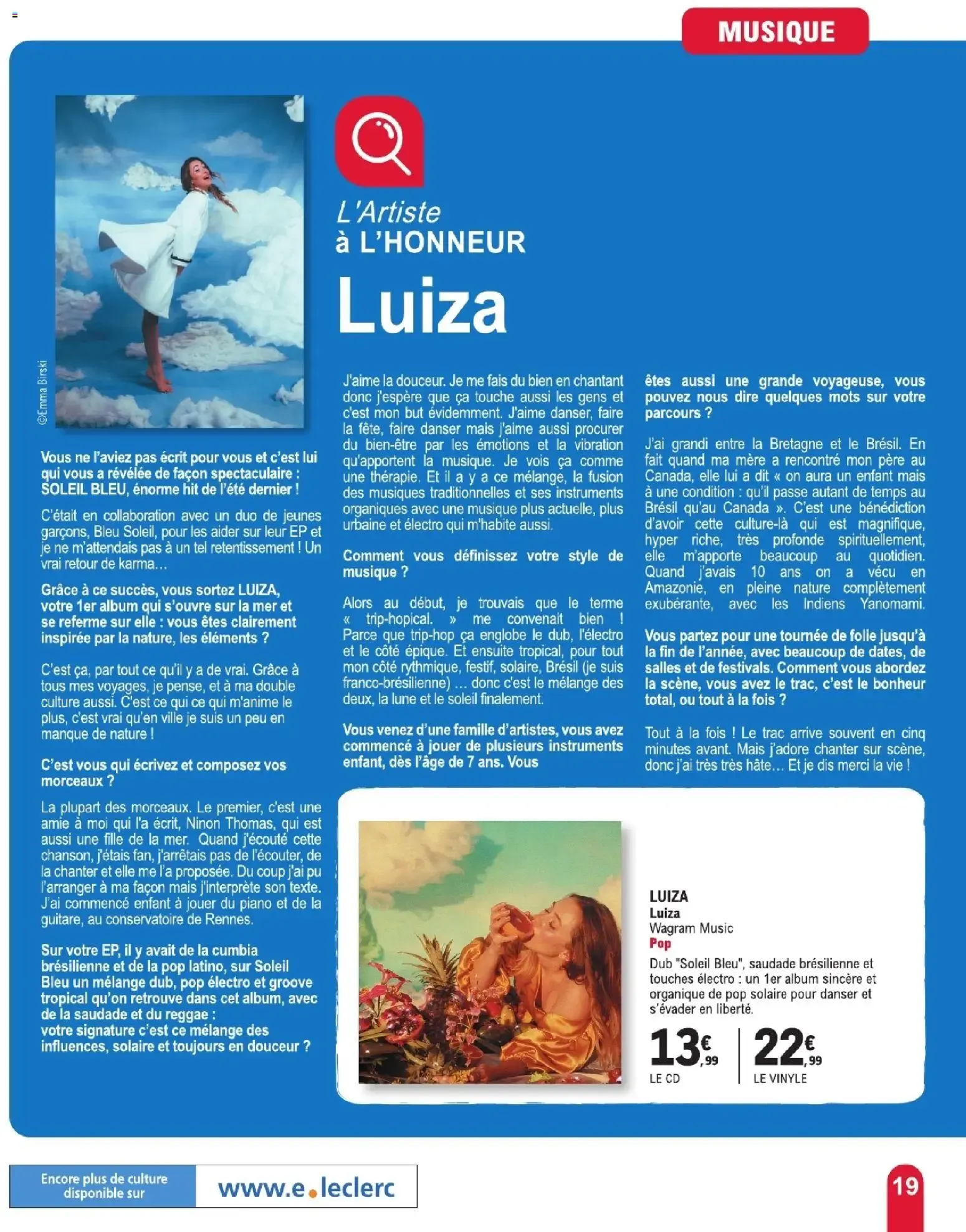 CULTURISSIMO du 9 juin au 27 juin 2026 - Catalogue page 19