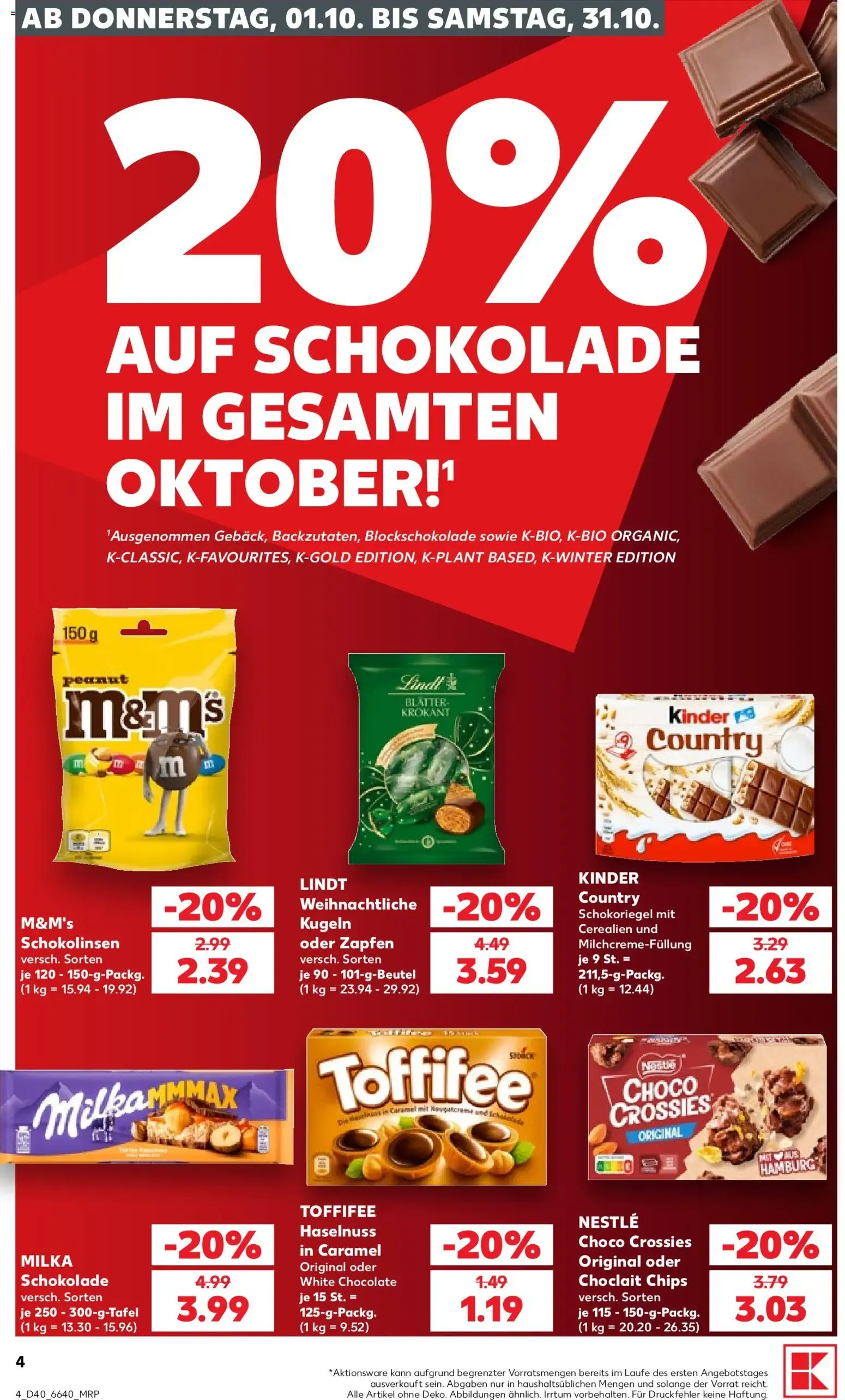 DEUTSCHLANDS BESTE PREISE van 1 oktober tot 7 oktober 2026 - Folder pagina 4