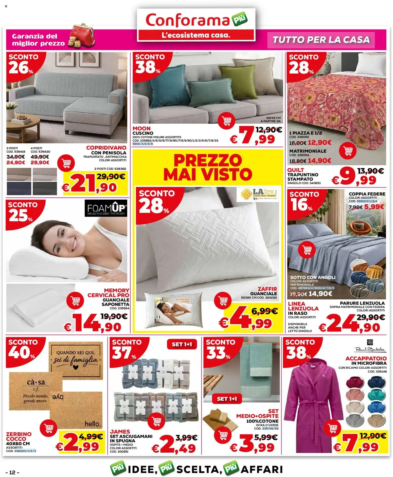 Nuovo Conforama volantino dal 24/08/2026 > offerte anteprima 🛍️ da 24 agosto a 20 settembre di 2026 - Pagina del volantino 12