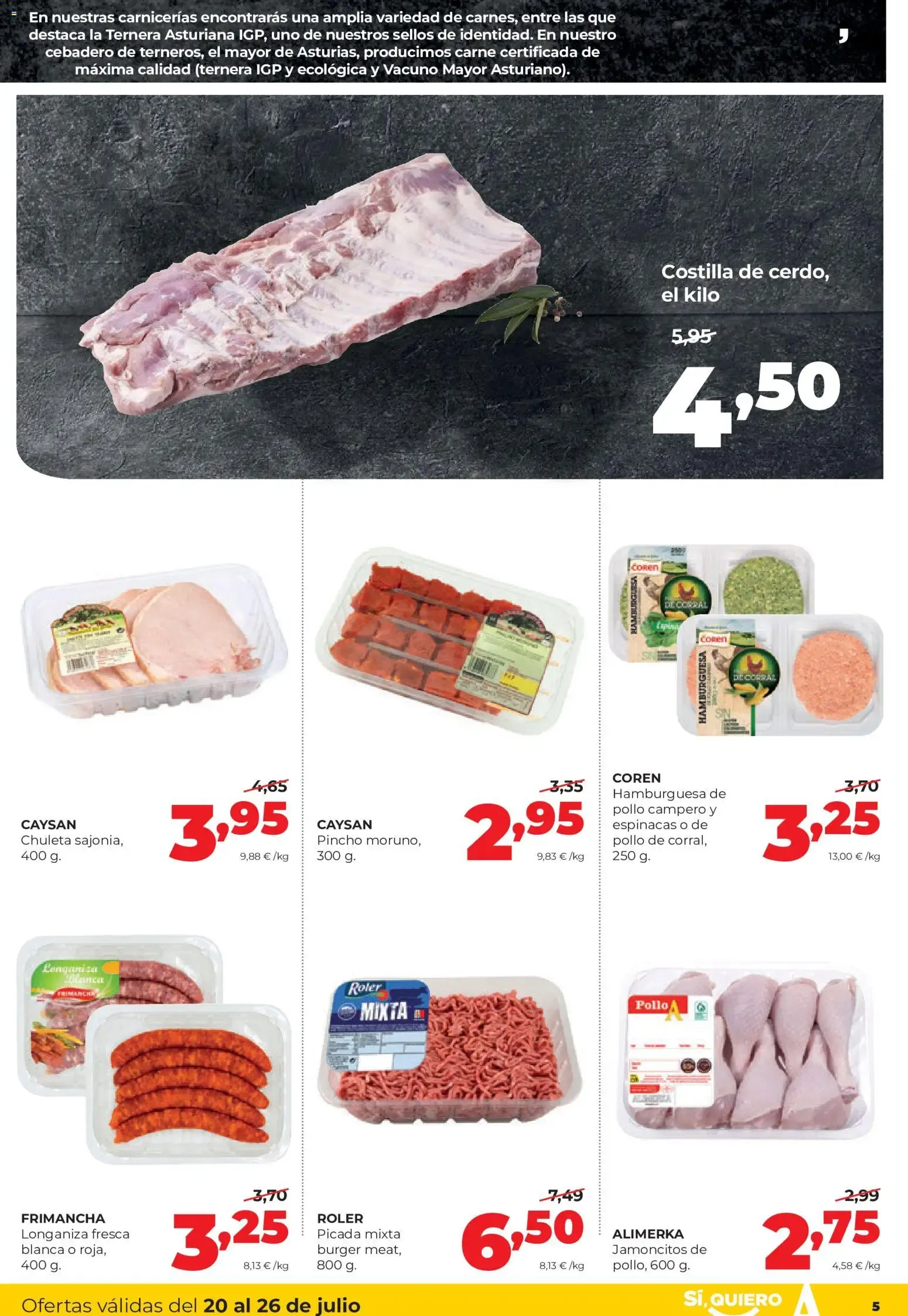 Catálogo de Alimerka folleto Castilla y León del 20/07/2026 | Catálogo 20 de julio al 26 de julio 2026 - Página 5