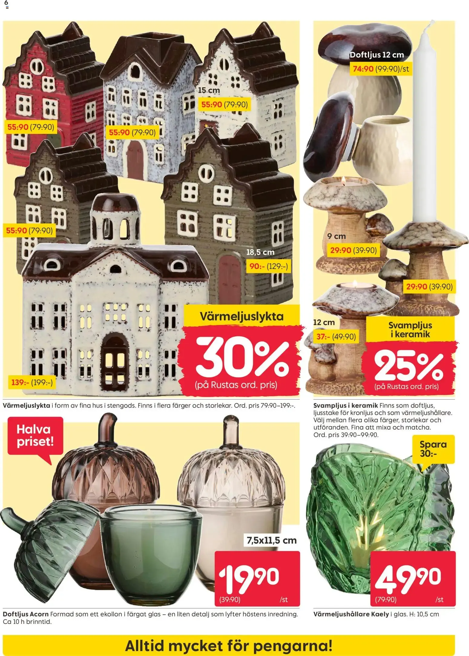 Rusta erbjudanden från 31/08/2026 - 06/09/2026 > Reklamblad nuvarande rabatter från 31 augusti till 6 september 2026 - Reklamblad sidor 6