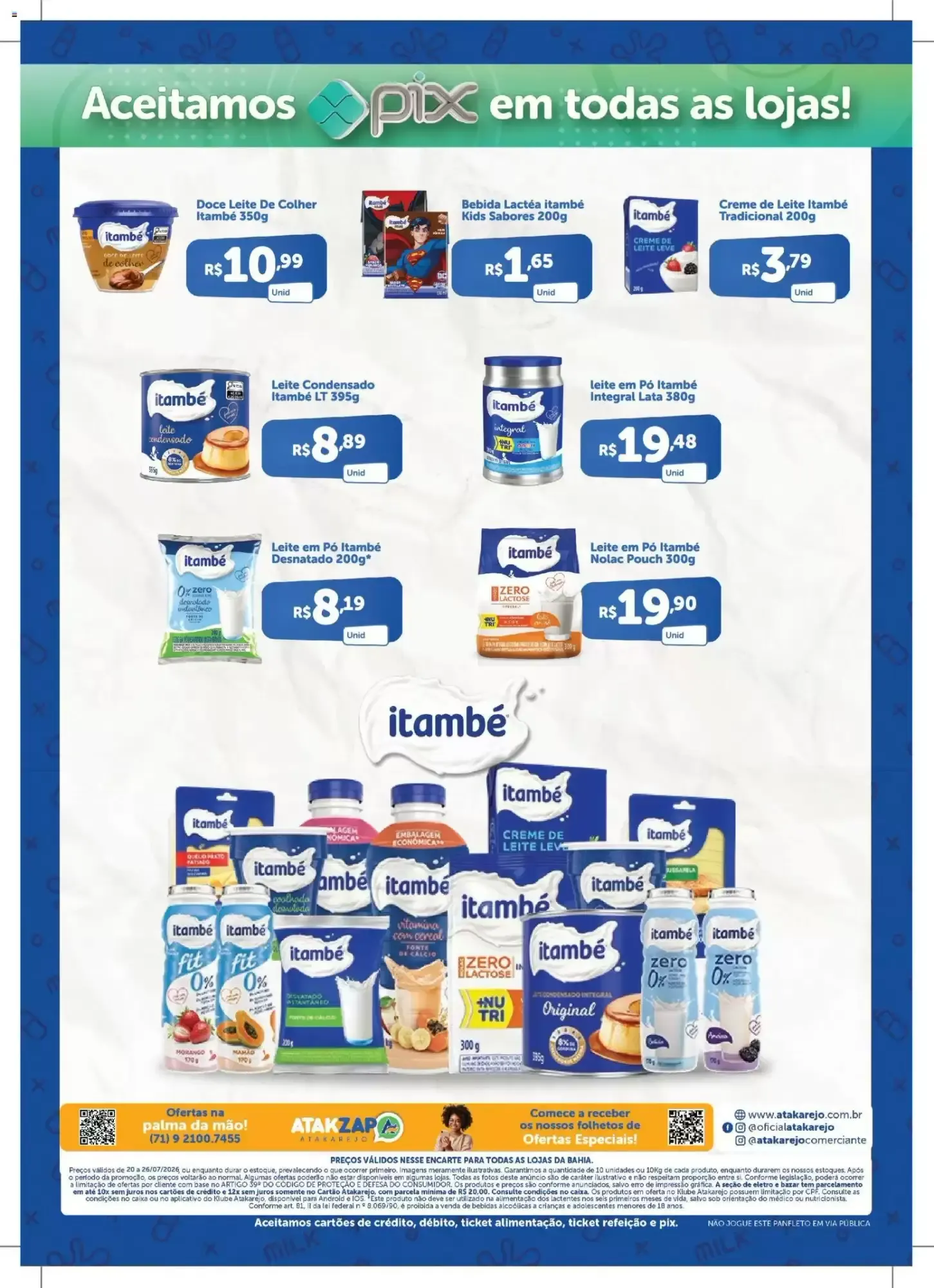 Encarte de Encarte Atakarejo - Itambé 20 de julho até 26 de julho 2026 - Pagina 2