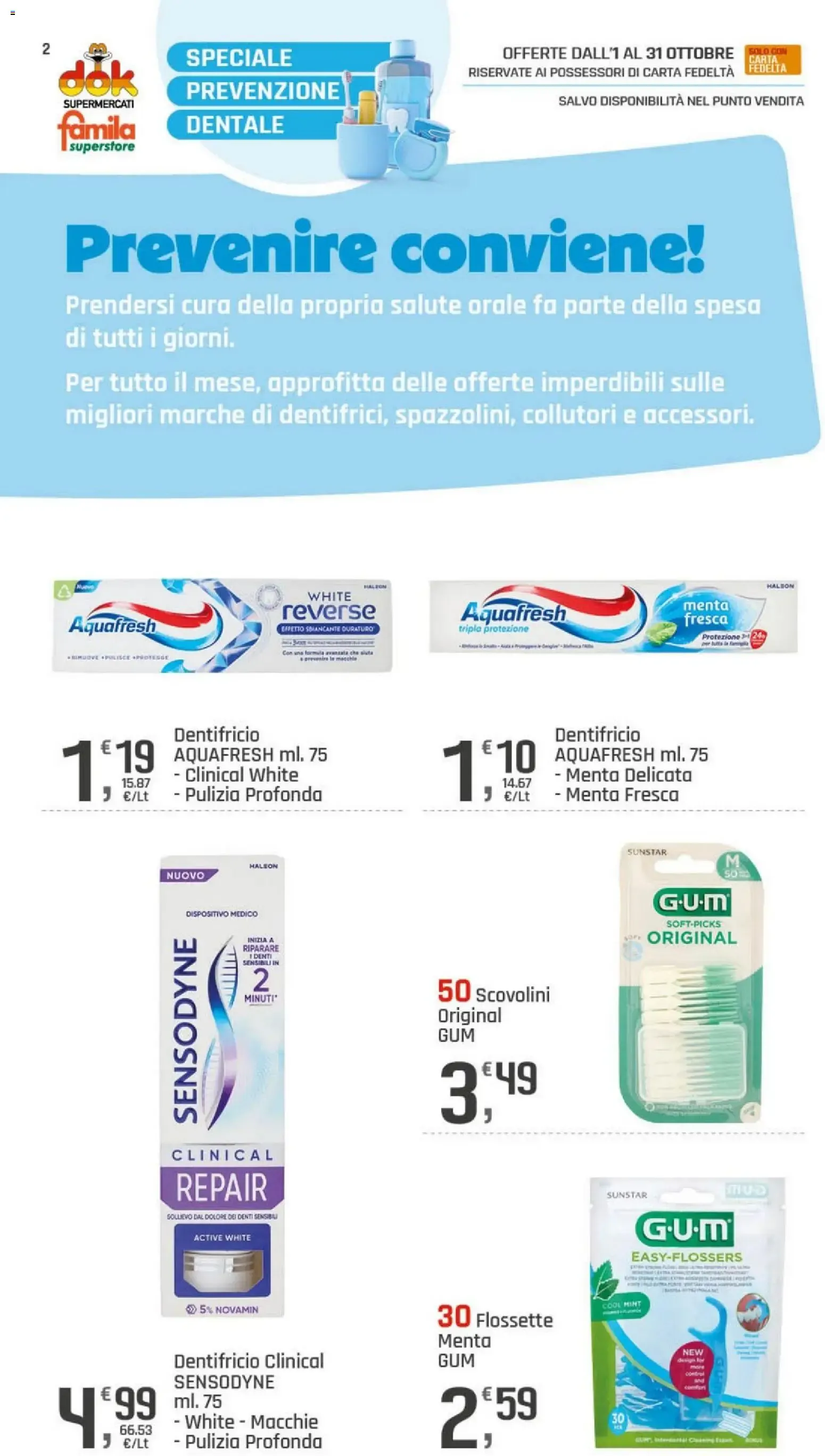 Speciale Prevenzione Dentale da 1 ottobre a 31 ottobre di 2026 - Pagina del volantino 2