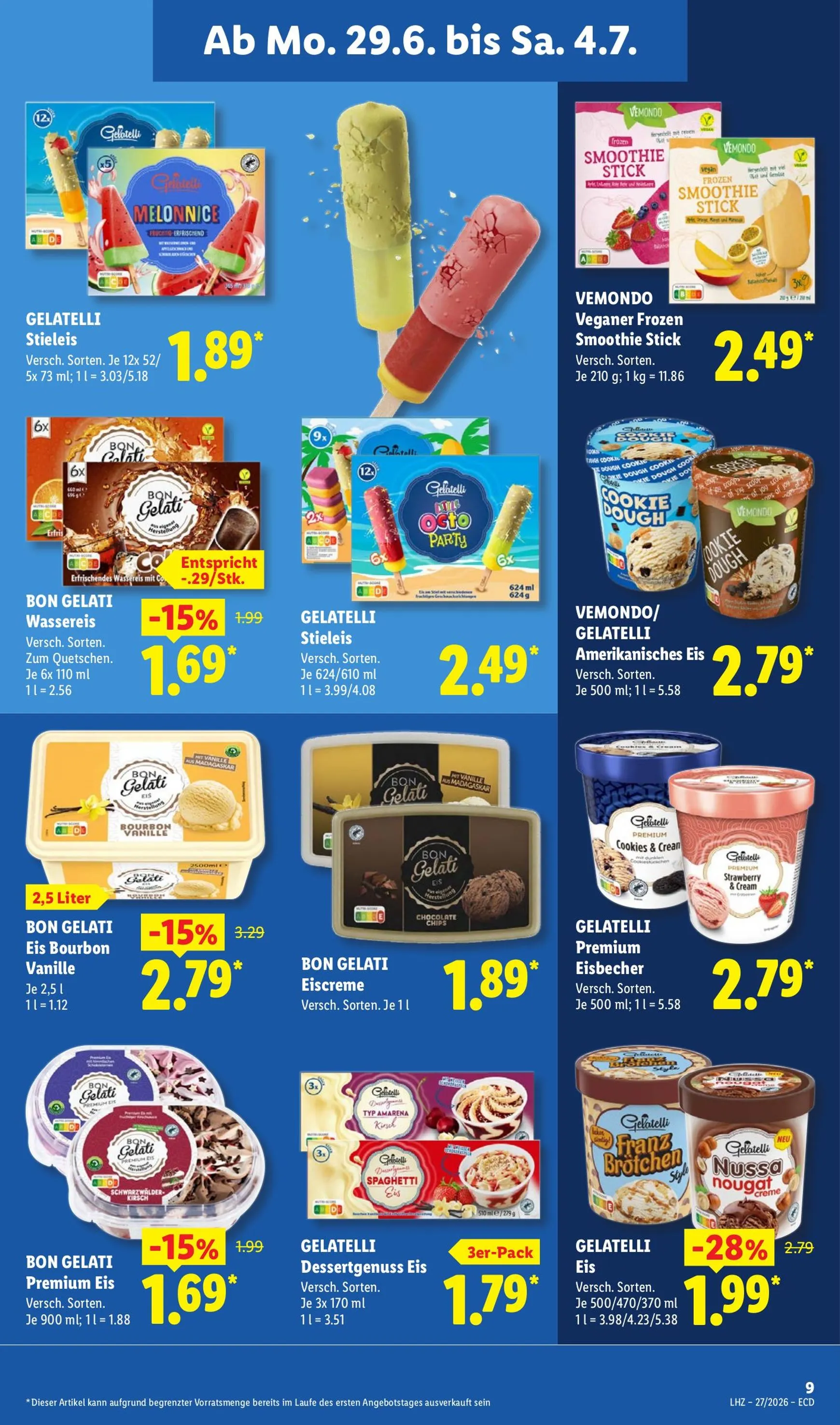 Lidl Prospekt – von Montag 29.06.2026 bis Samstag 04.07.2026 von 29. Juni bis 4. Juli 2026 - Prospekt seite 32