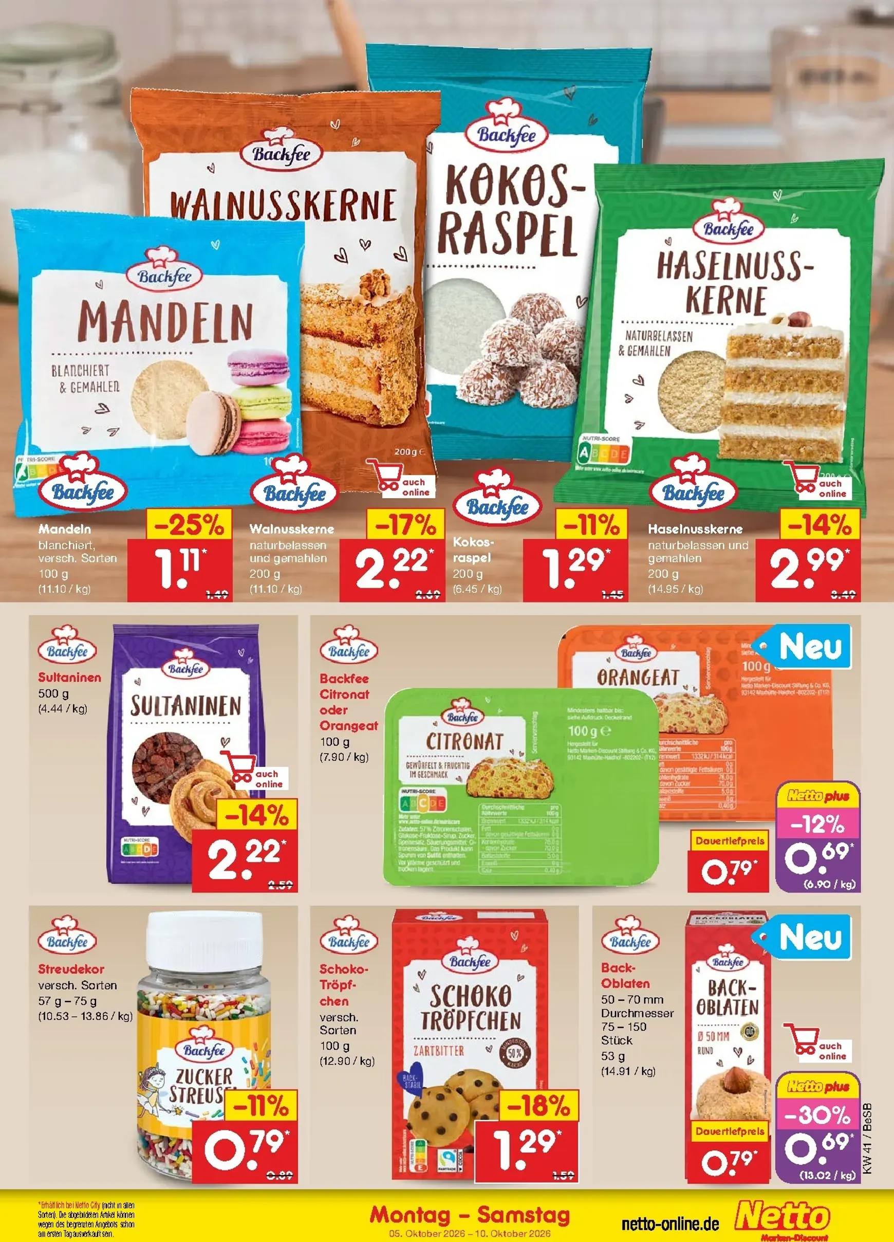 Netto Marken Discount Prospekt – von Montag 05.10.2026 bis Samstag 10.10.2026 von 5. Oktober bis 10. Oktober 2026 - Prospekt seite 26
