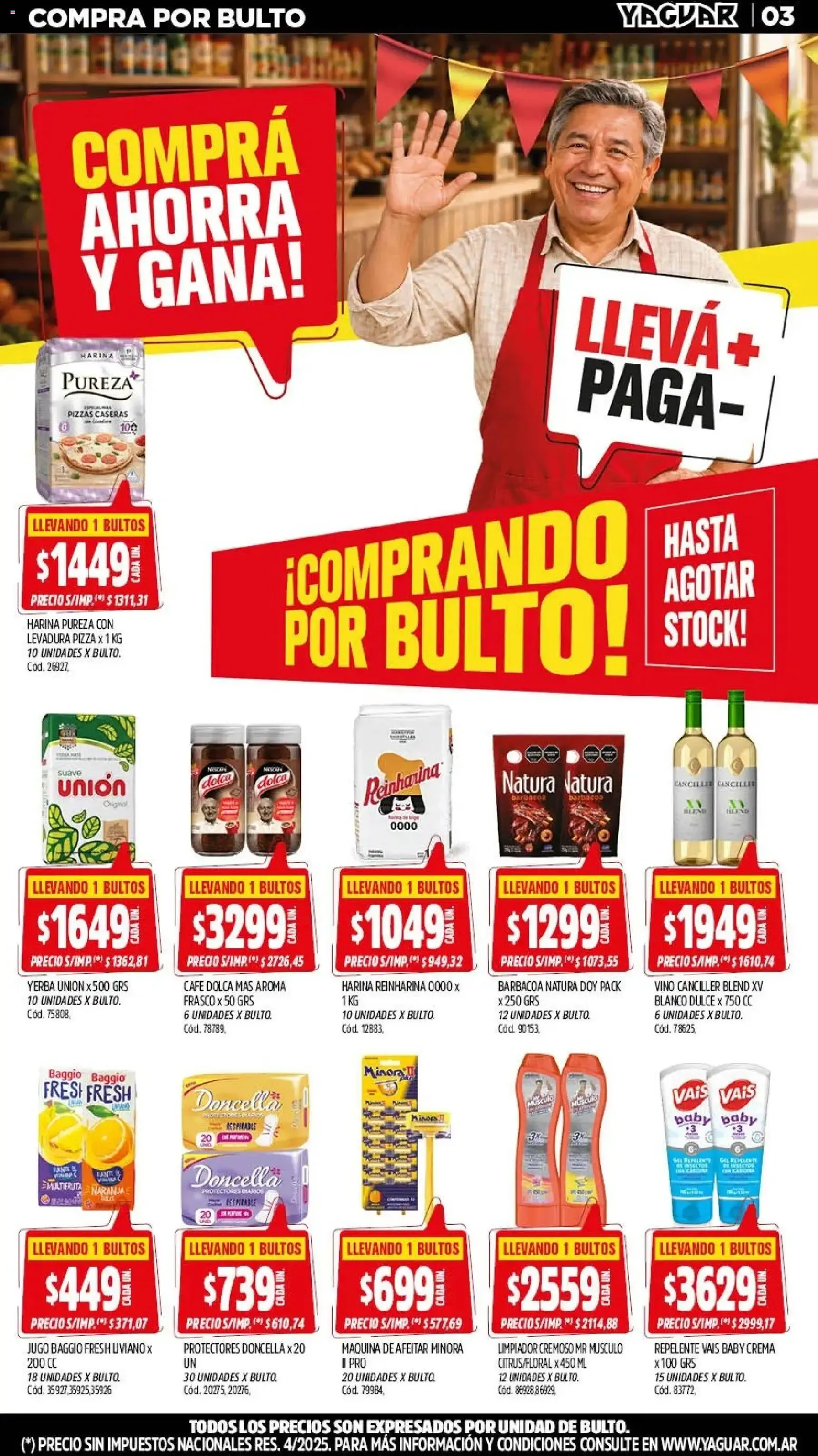 Ofertas de Mayorista Yaguar - Mes del Almacenero 21 de septiembre al 27 de septiembre 2026 - Página 3 del catálogo