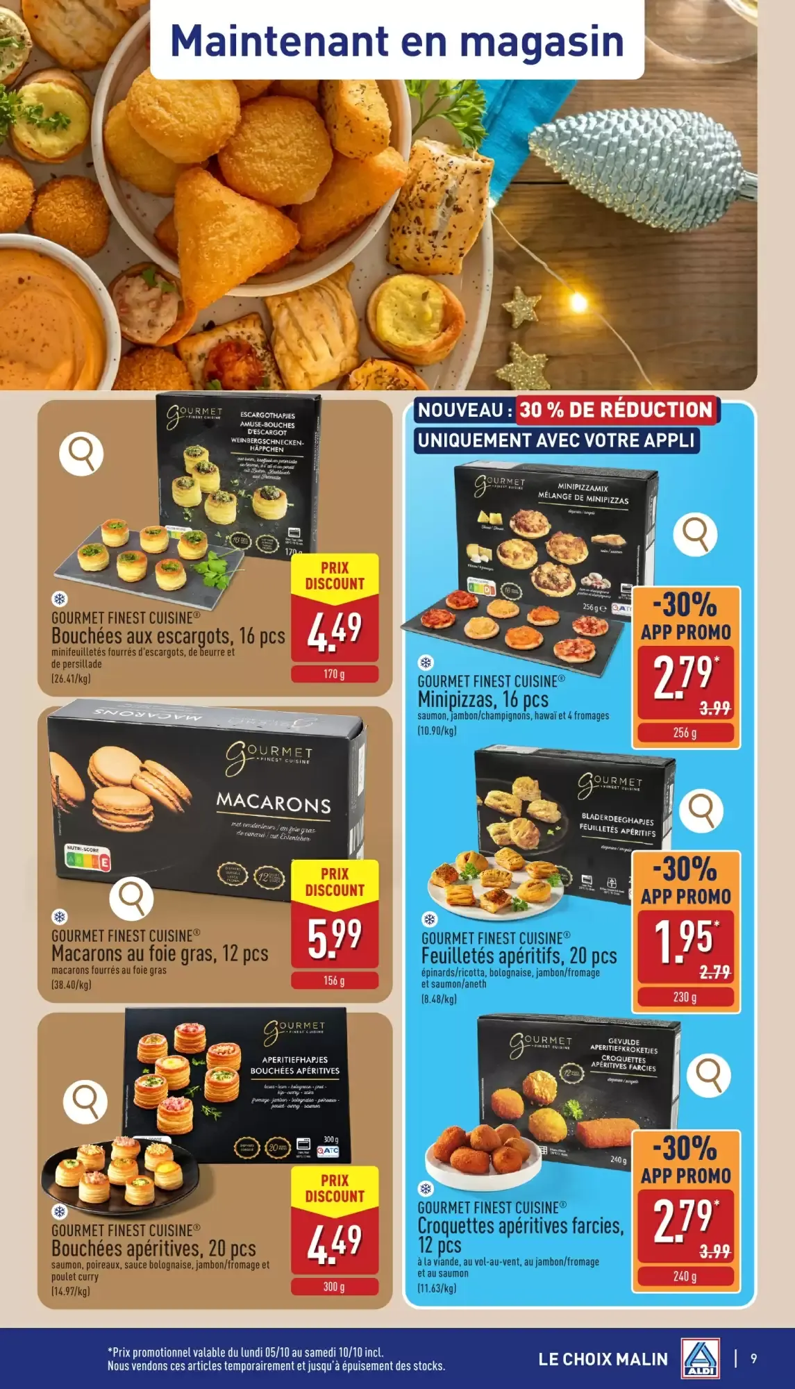 ALDI Dépliant du lun. 05/10 au sam. 10/10 inclus van 5 oktober tot 10 oktober 2026 - folder pagina 9