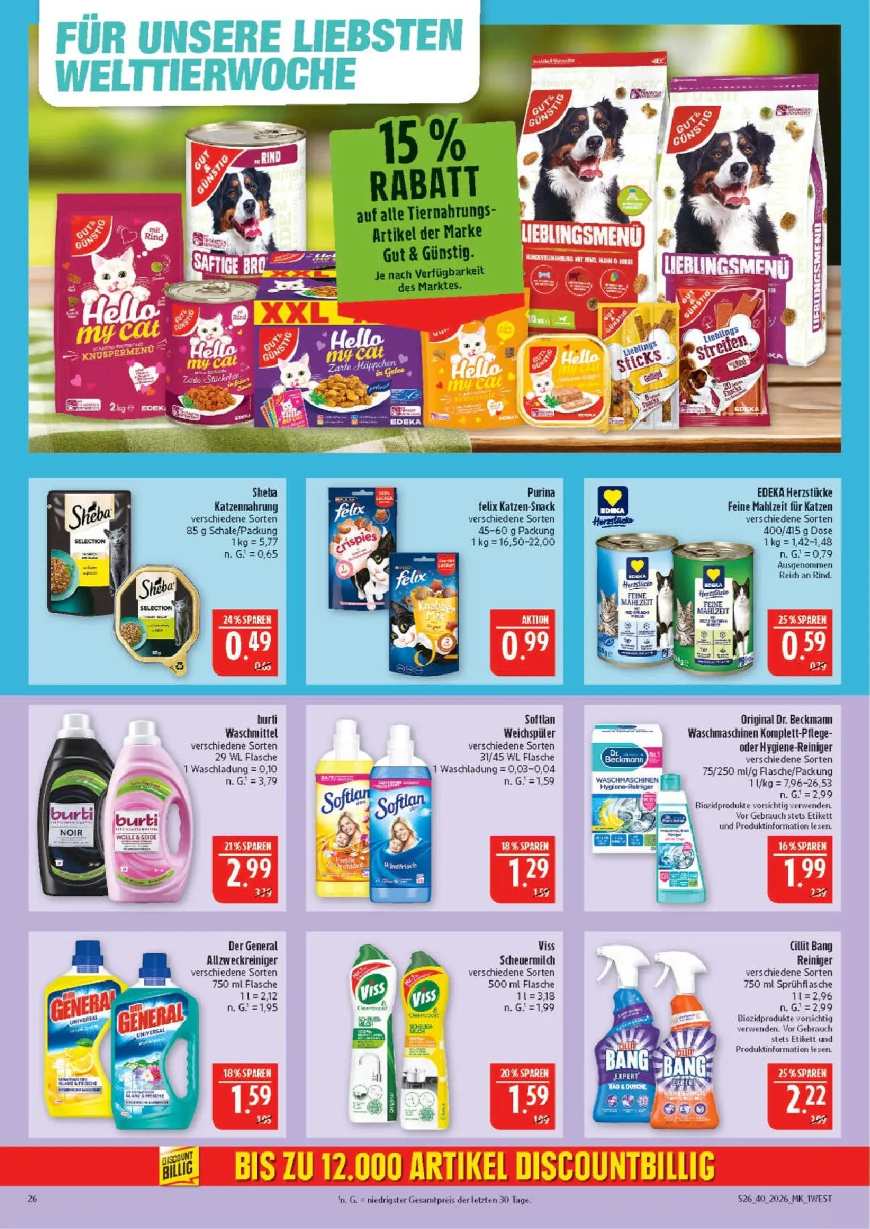 Marktkauf Prospekt nächste Woche – von Montag 28.09.2026 bis Freitag 02.10.2026 von 28. September bis 2. Oktober 2026 - Prospekt seite 26
