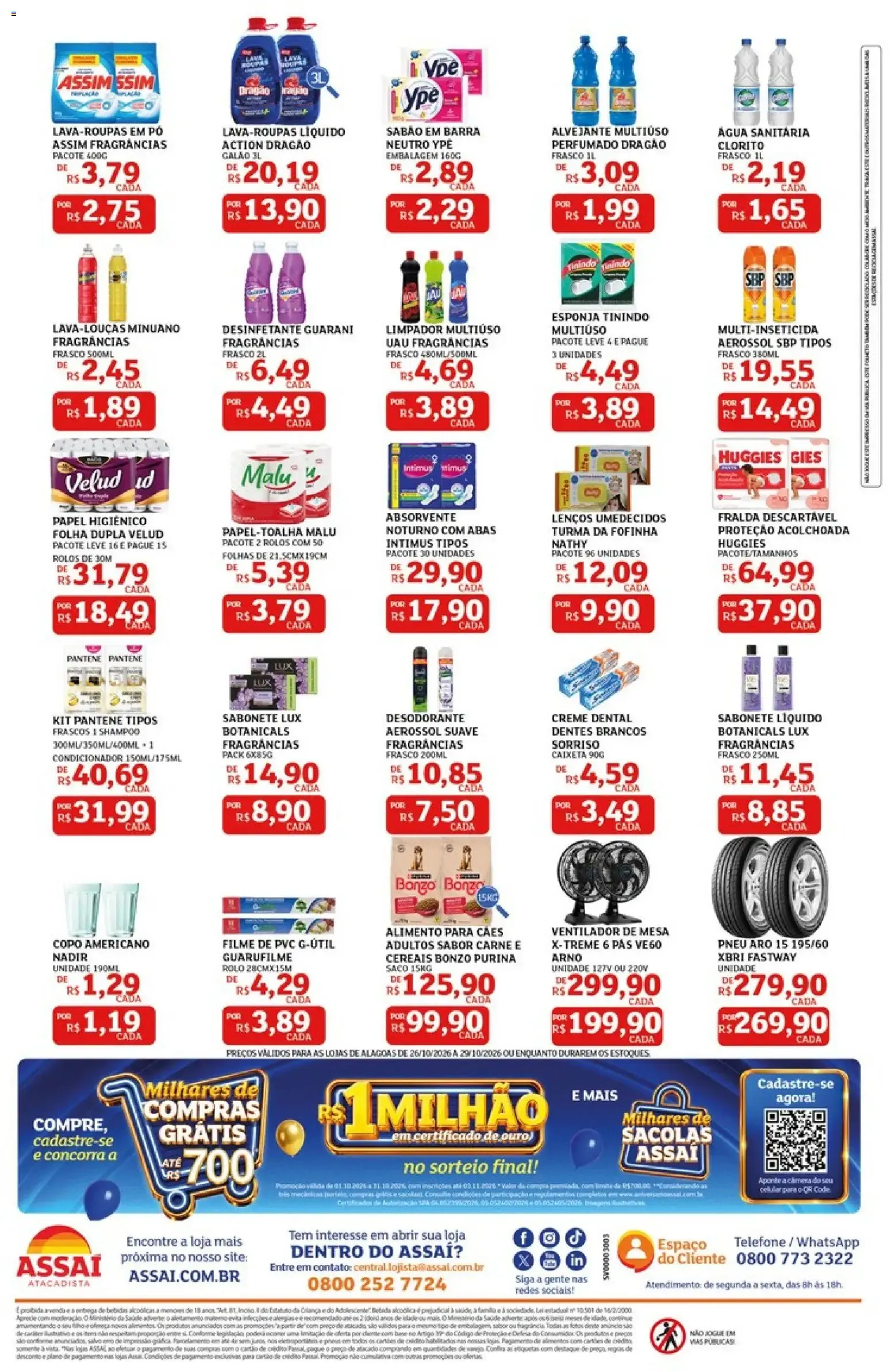 Encarte de Assaí Atacadista ofertas - AL de 26/10/2026 | Promoções Online 26 de outubro até 29 de outubro 2026 - Pagina 4