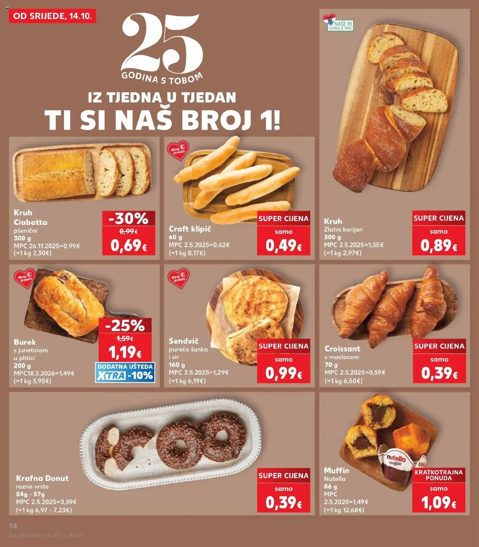 Katalog Kaufland Katalog novi od 14.10.2026 na listanje > letak digitalni od 14. listopada do 20. listopada 2026. - Pregled Stranica 14