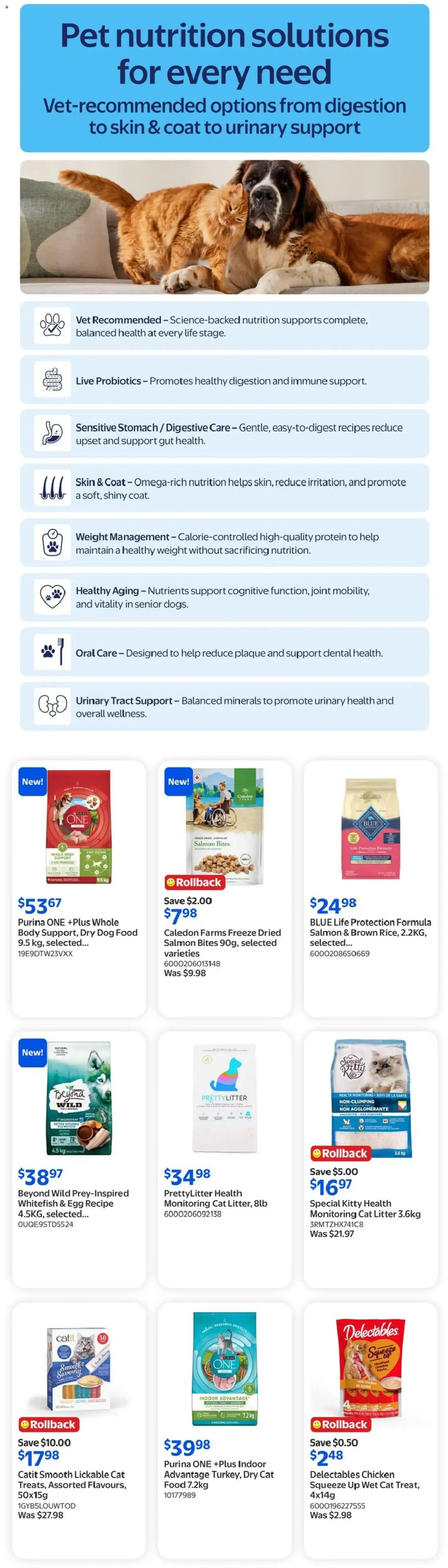 Walmart flyer - The Pet Event from Aug 6, 2026 > weekly specials & deals from August 6 to August 12 2026 - flyer page 6