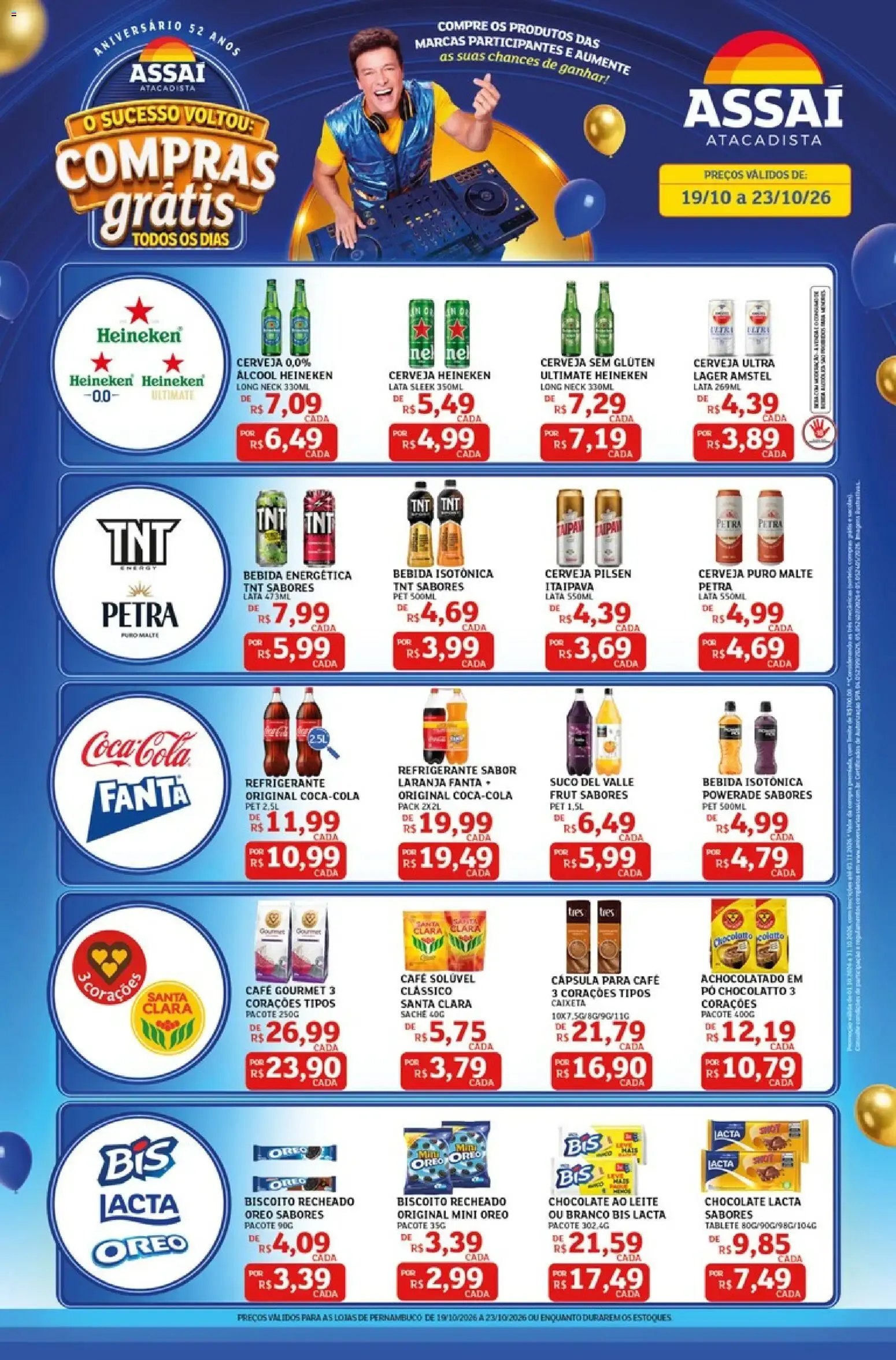 Encarte de Assaí Atacadista ofertas - PE de 19/10/2026 | Promoções Online 19 de outubro até 23 de outubro 2026 - Pagina 1