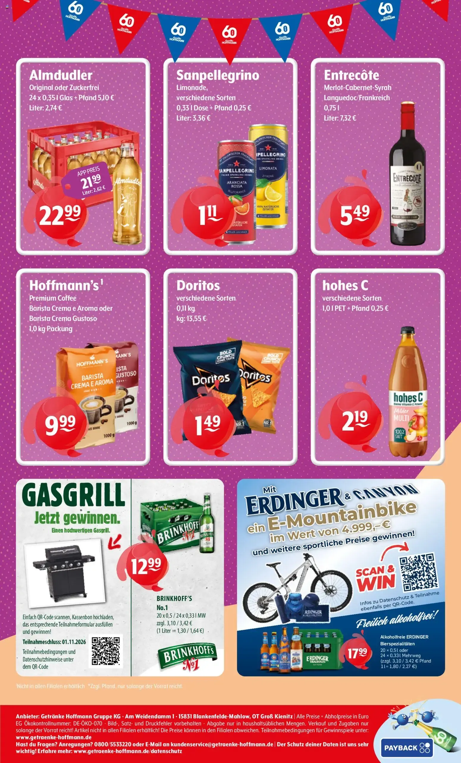 Getränke Hoffmann Trink & Spare - Jubiläumsdeals von 19. Oktober bis 24. Oktober 2026 - Prospekt seite 8