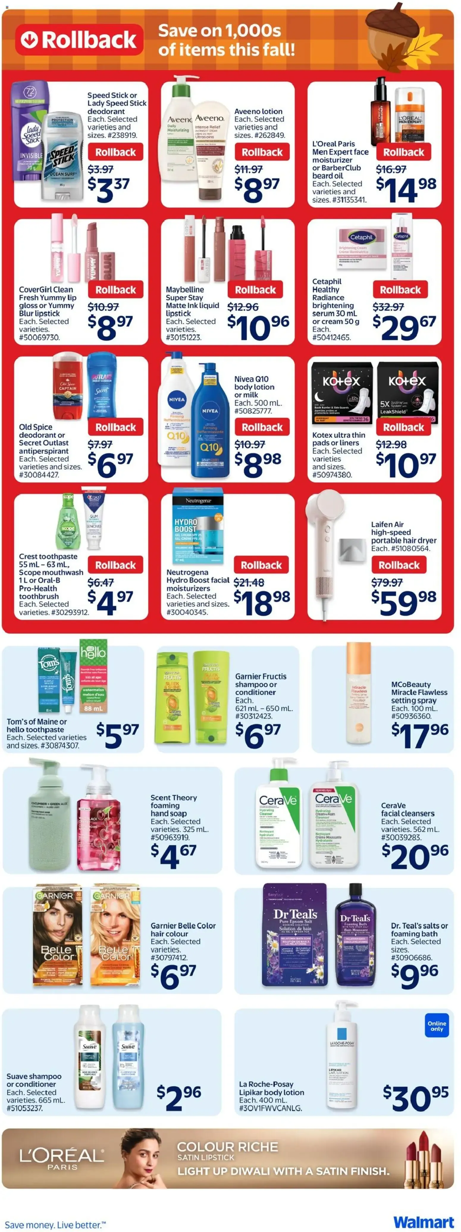 Walmart weekly flyer from Oct 22, 2026 > weekly specials & deals from October 22 to October 28 2026 - flyer page 10