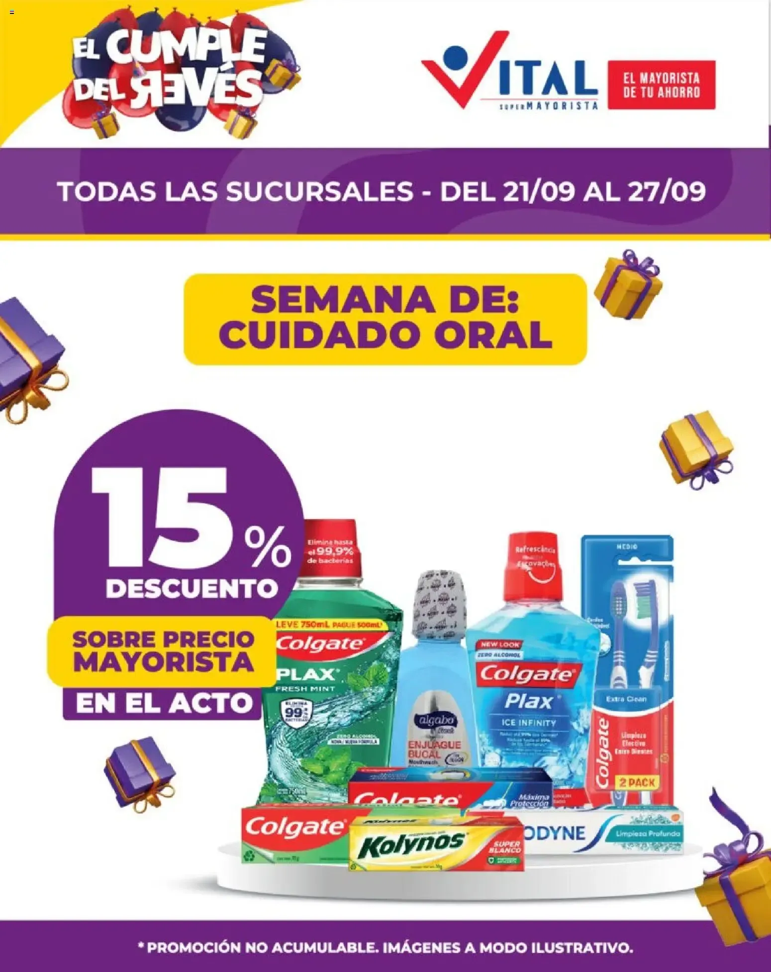Ofertas de Vital - El Cumple del Revés 22 de septiembre al 22 de septiembre 2026 - Página 4 del catálogo