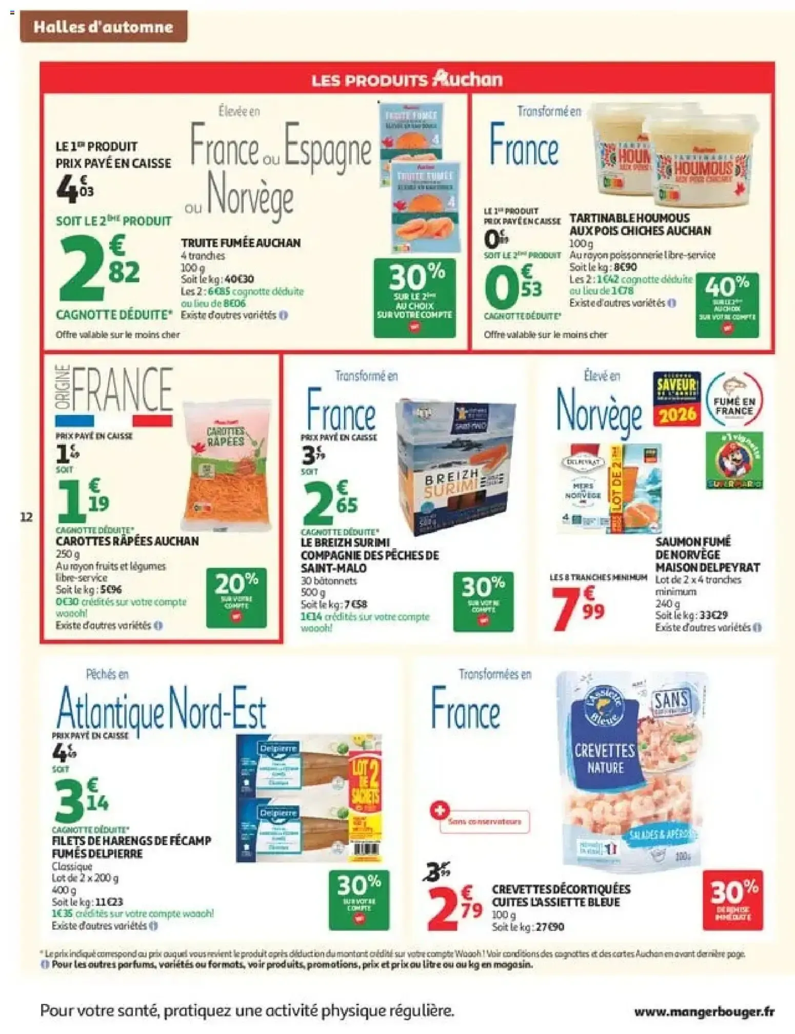 Auchan Halles d'automne supers à partir du 29/09/2026 - promo en ligne du 29 septembre au 10 octobre 2026 - Catalogue page 12