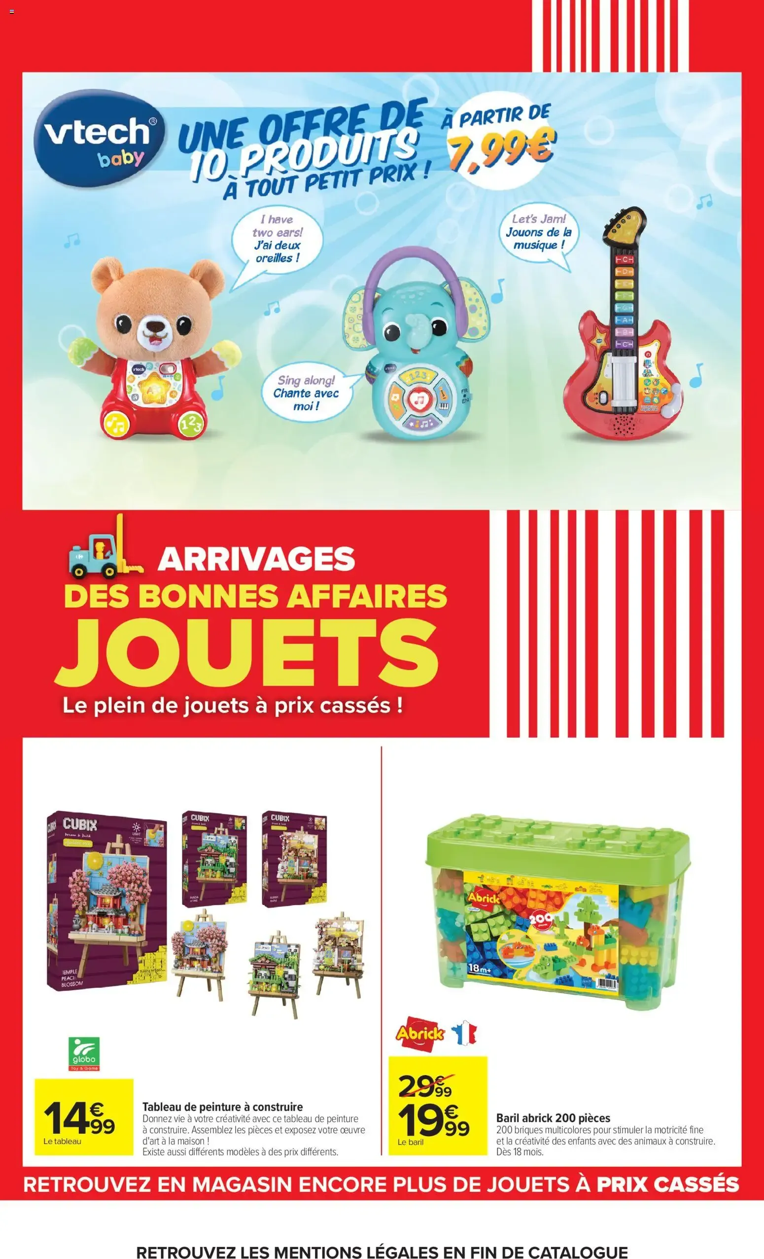 Carrefour Jouets arrivages des bonnes affaires à partir du 22/09/2026 - promo en ligne du 22 septembre au 5 octobre 2026 - Catalogue page 10