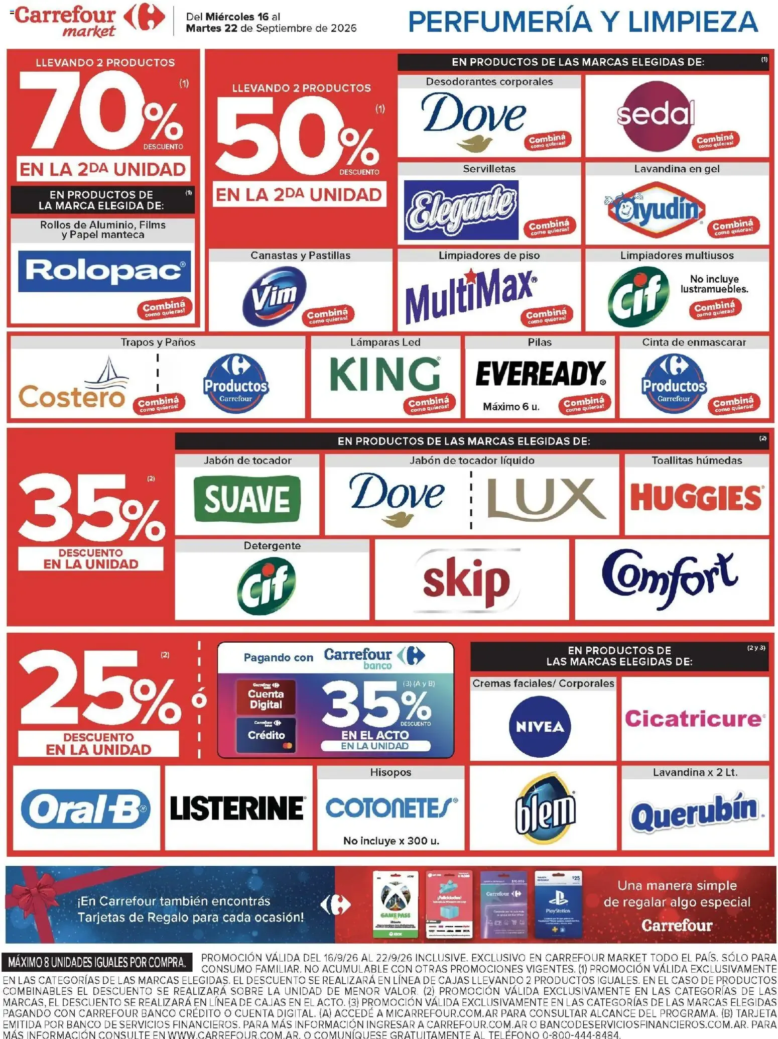 Ofertas de Carrefour Ofertas || del 16/09/2026 - 22/09/2026 || Promociones 16 de septiembre al 22 de septiembre 2026 - Página 48 del catálogo