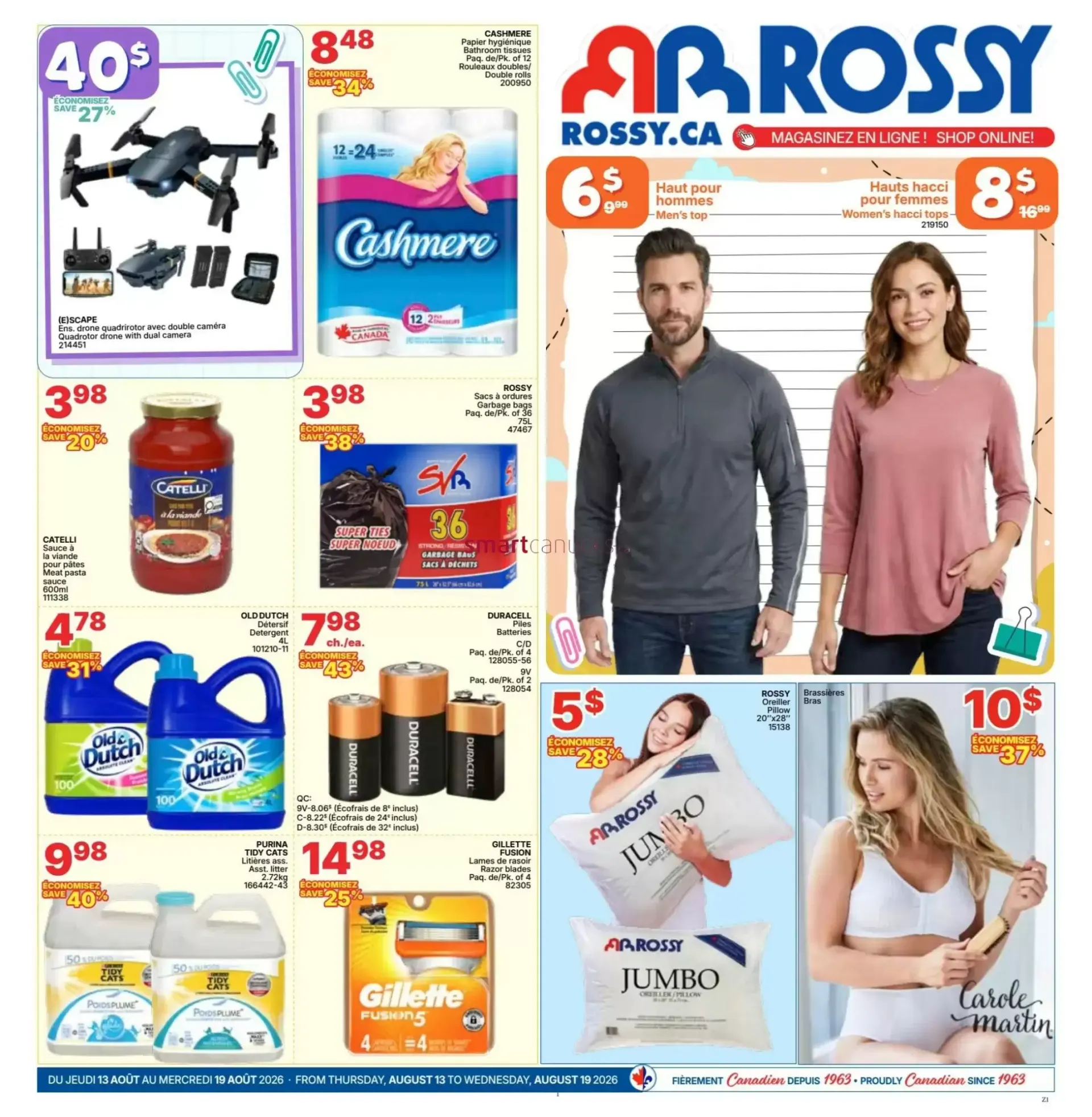 Rossy flyer week 33 from August 13 to August 19 2026 - flyer page 1