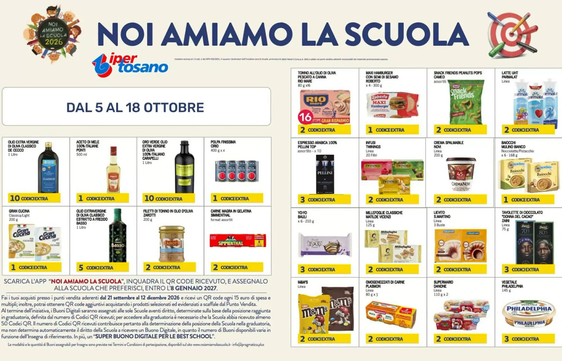 Noi Amiamo La Scuola da 5 ottobre a 18 ottobre di 2026 - Pagina del volantino 1