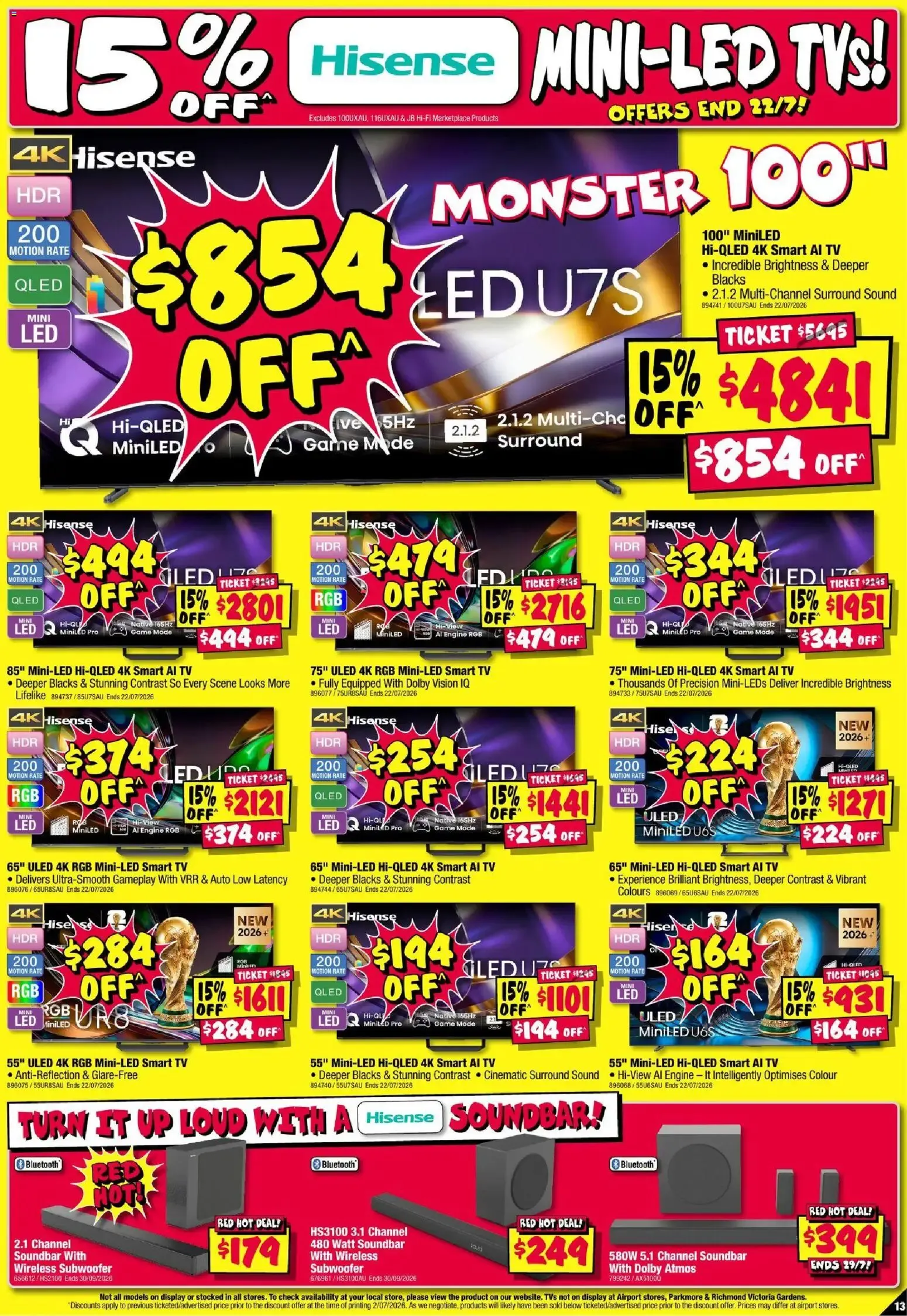 JB HI-FI BIG BRAND SELLOUT! - Catalogue valid from 16 July to 29 July 2026 - page 13